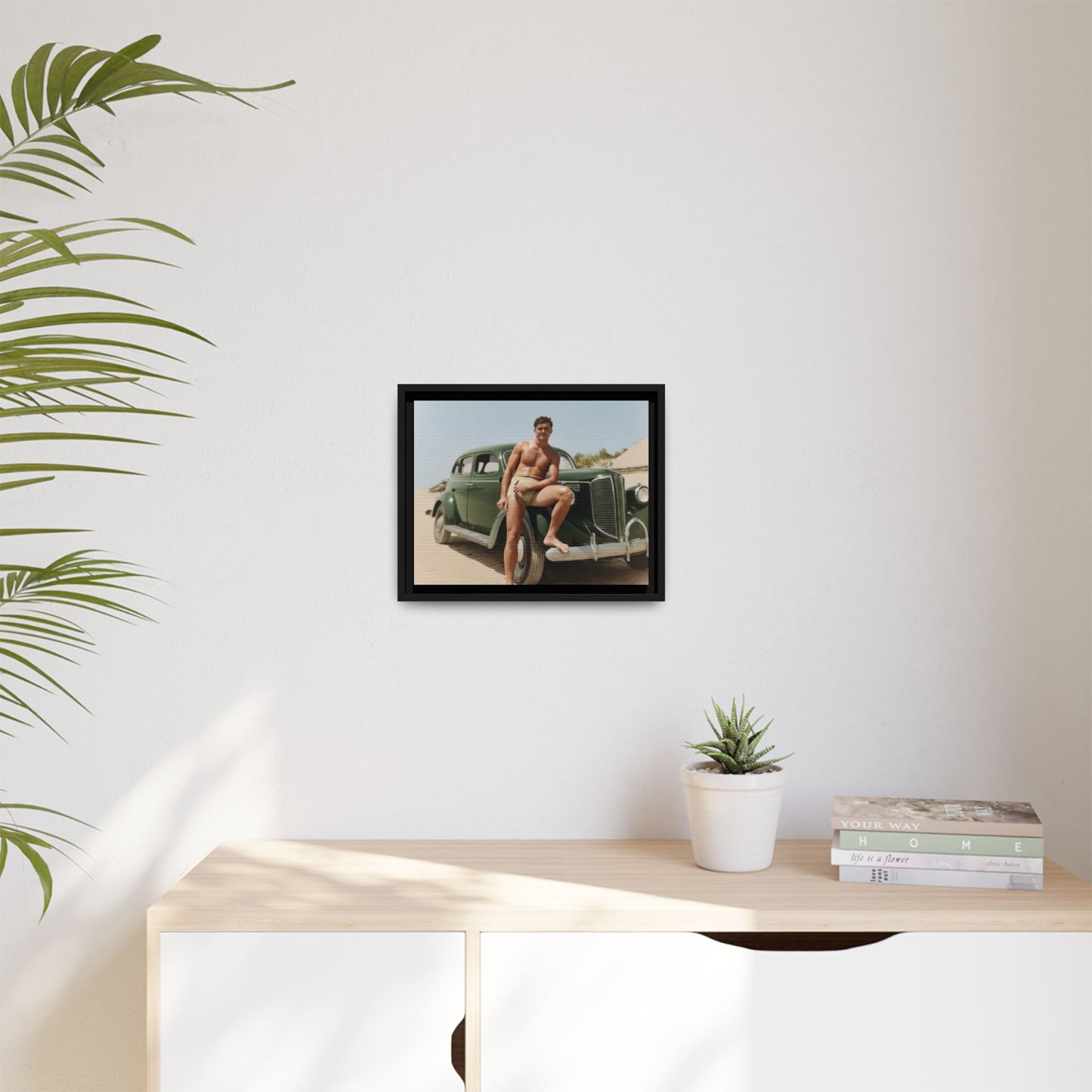 nager 022 | Framed Vintage Photo - Matte Canvas