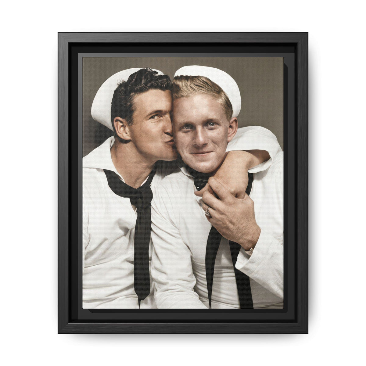 paire 156 | Framed Vintage Photo - Matte Canvas