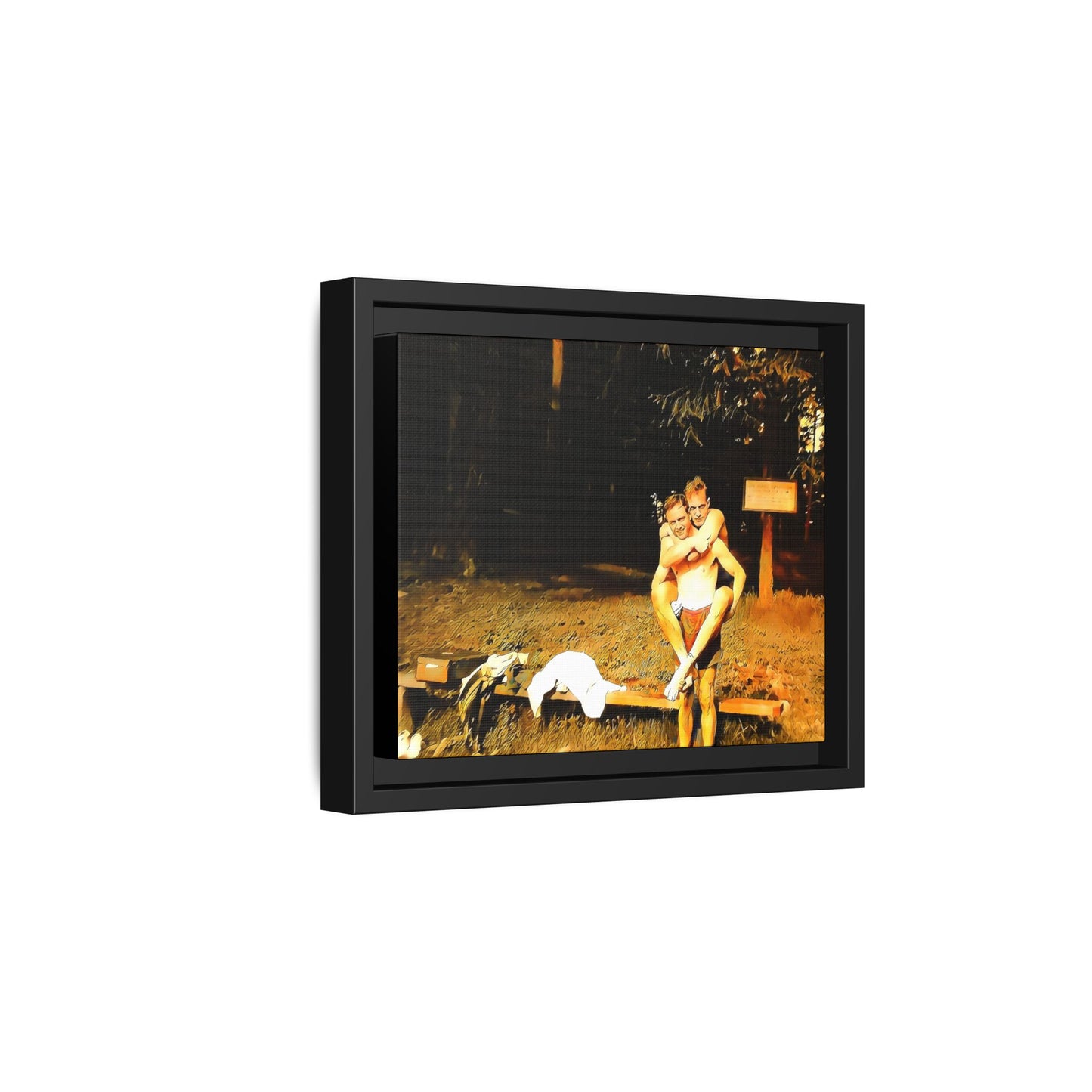 nager 009 | Framed Vintage Photo - Matte Canvas