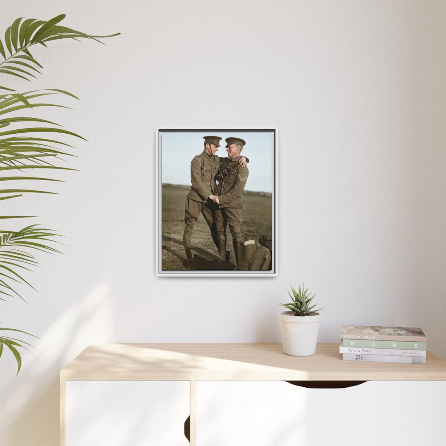 paire 021 | Framed Vintage Photo - Matte Canvas