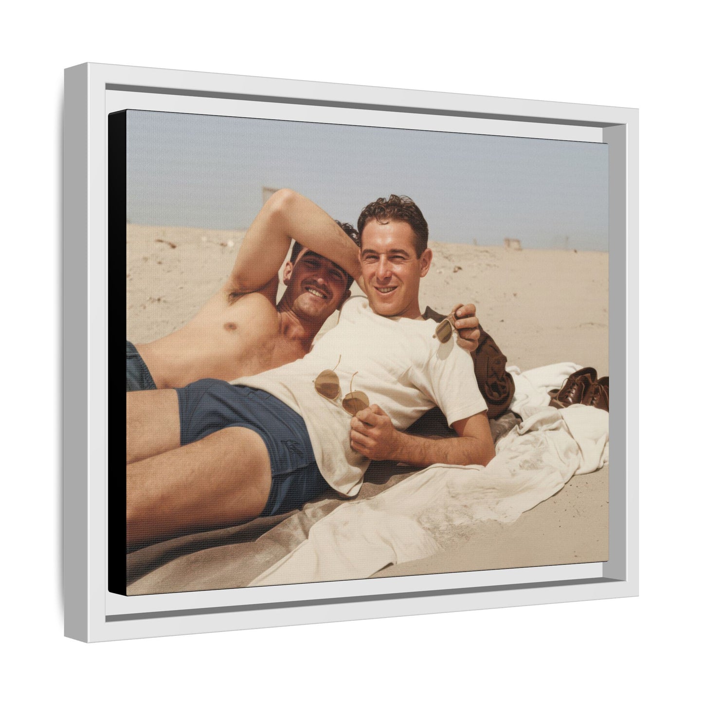 nager 020 | Framed Vintage Photo - Matte Canvas