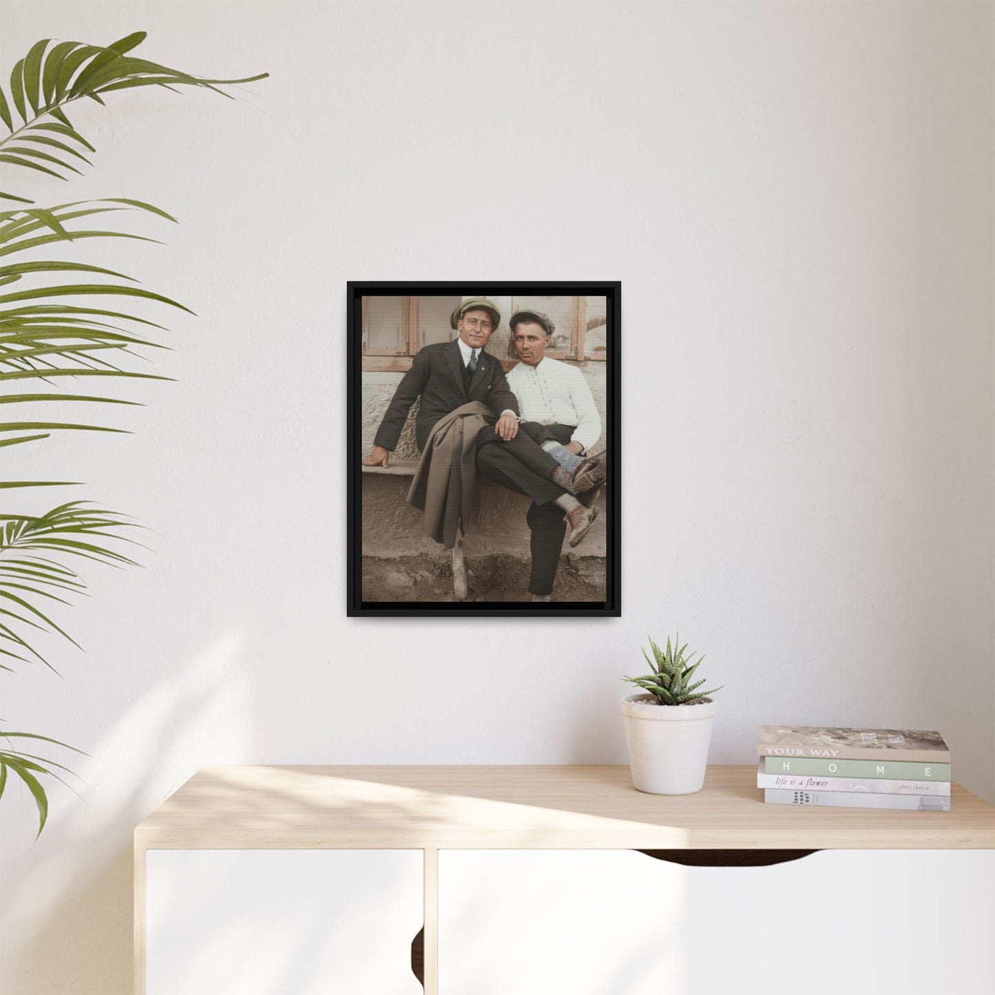 paire 097 | Framed Vintage Photo - Matte Canvas