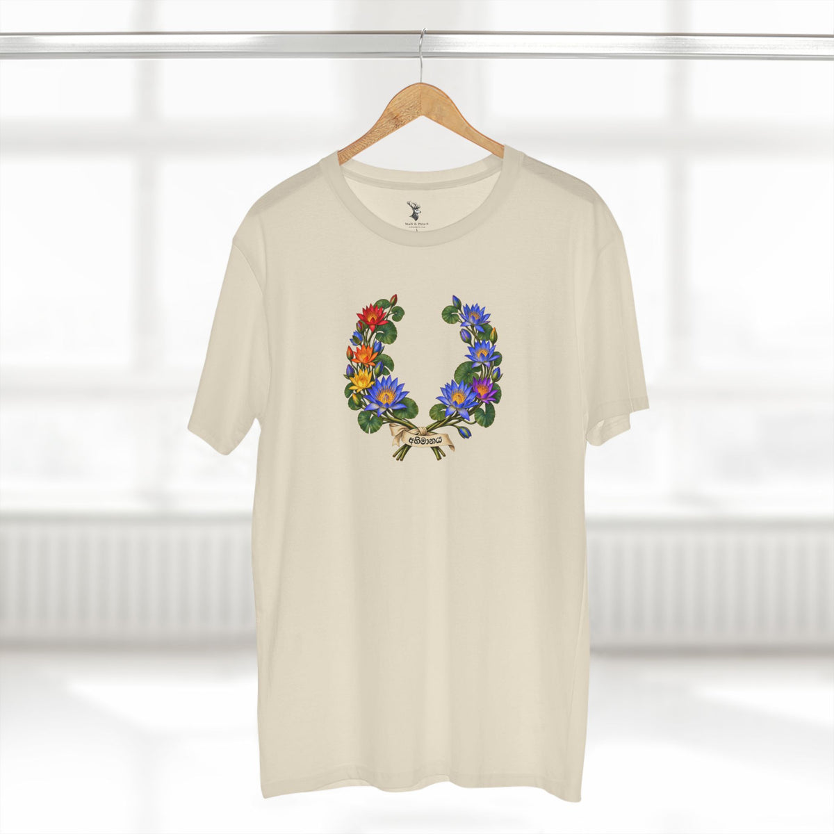 Sri Lankan Blue Water Lily Pride T-Shirt — Renewal |  Laurel Wreath Tee