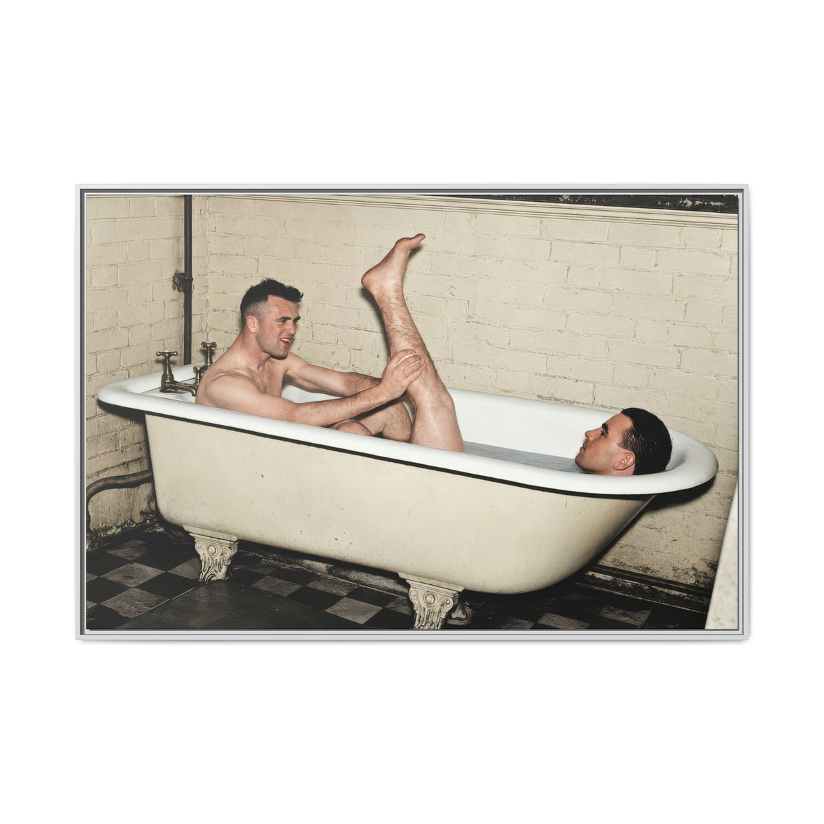 paire 162 | Framed Vintage Photo - Matte Canvas