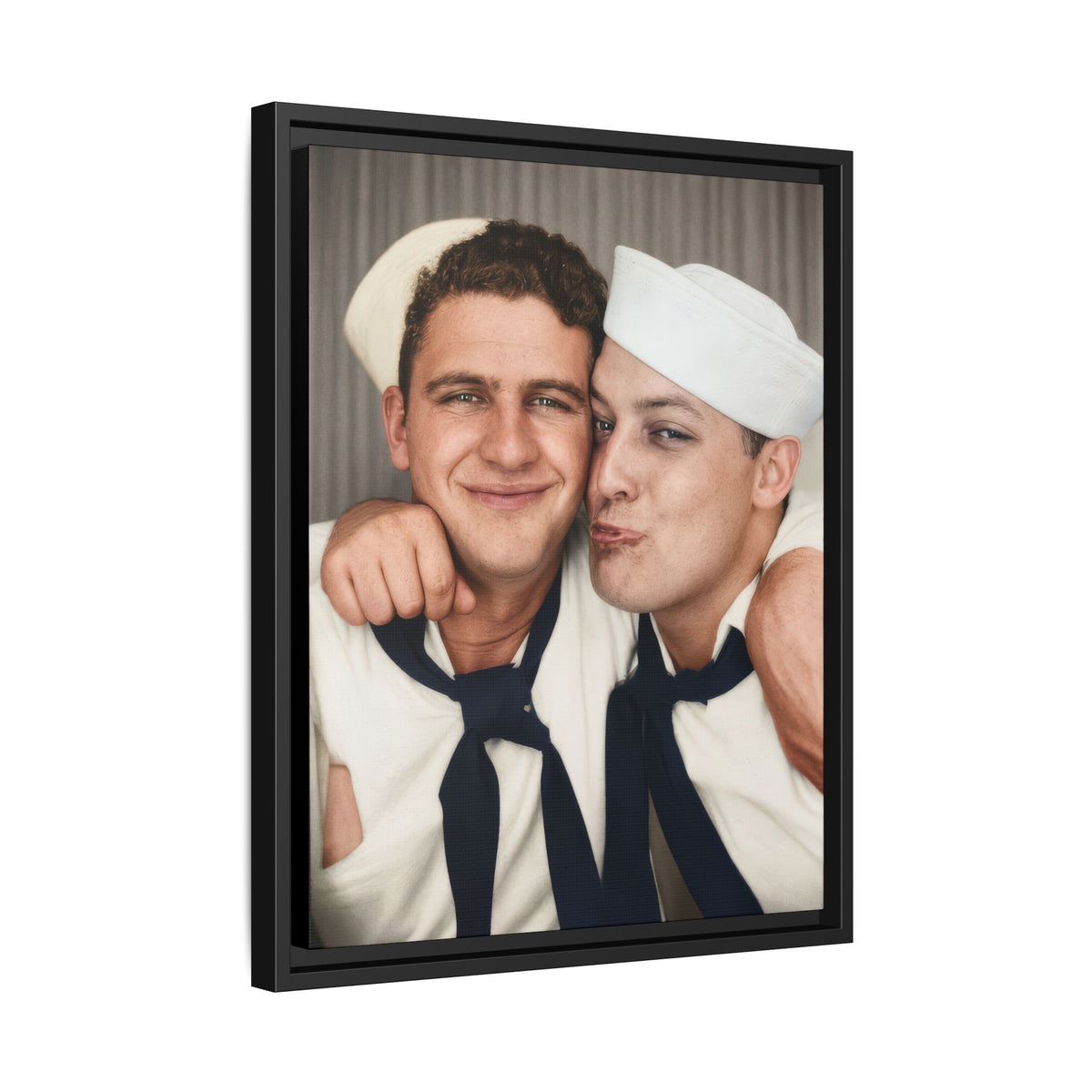 paire 159 | Framed Vintage Photo - Matte Canvas