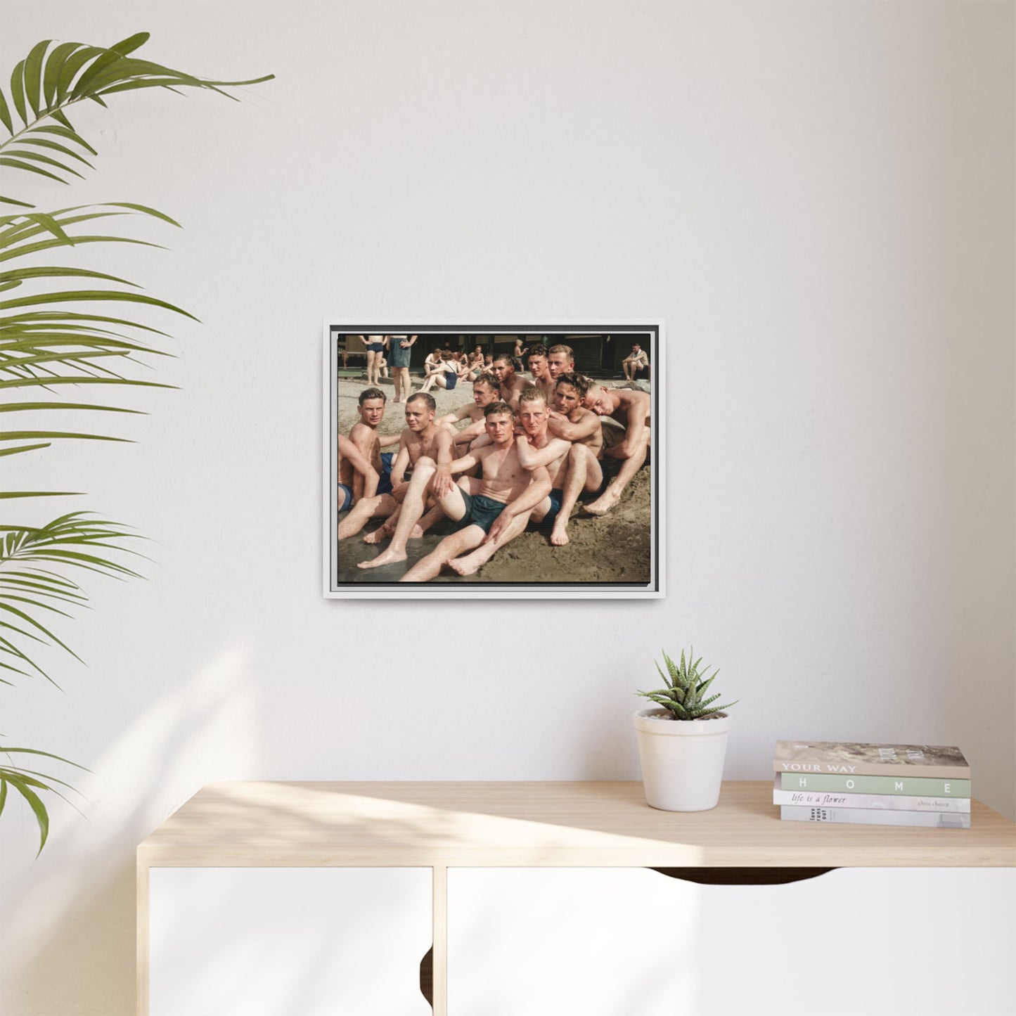 nager 012 | Framed Vintage Photo - Matte Canvas