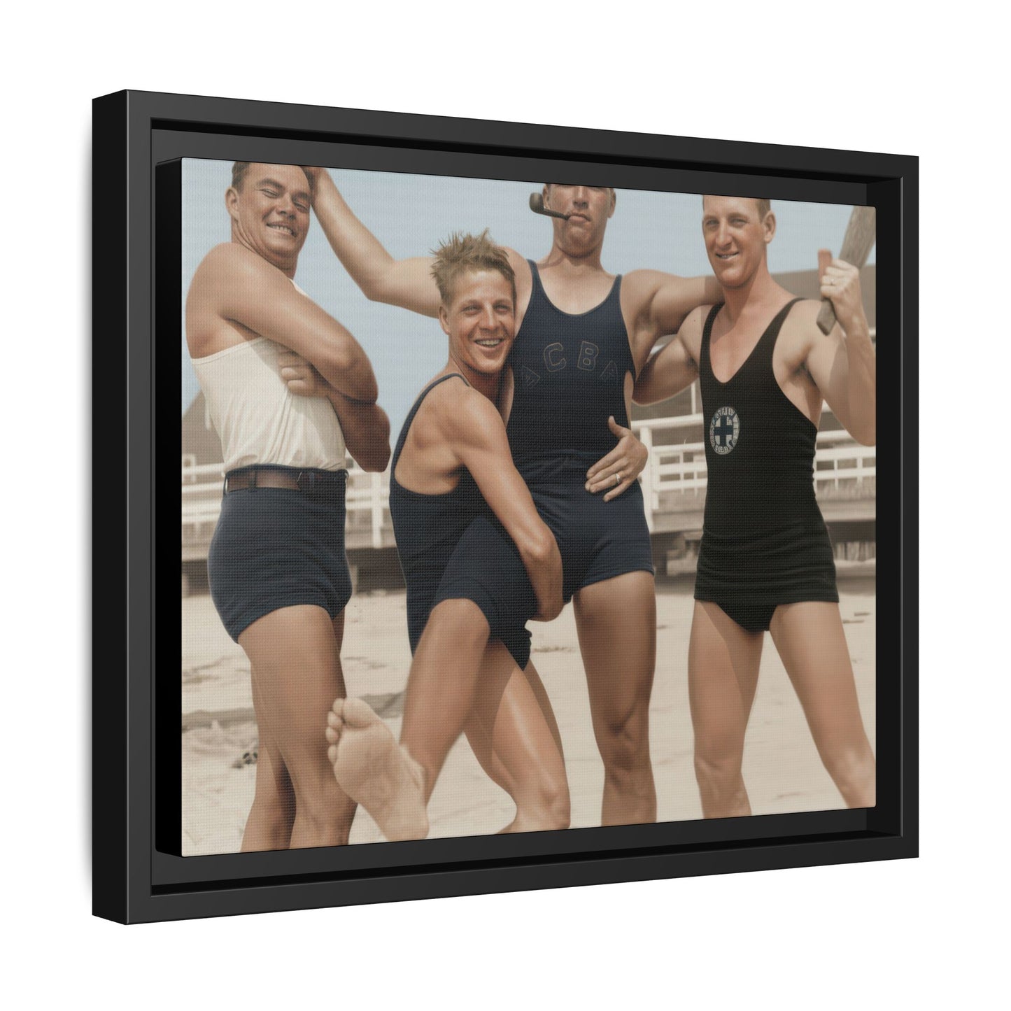 nager 028 | Framed Vintage Photo - Matte Canvas
