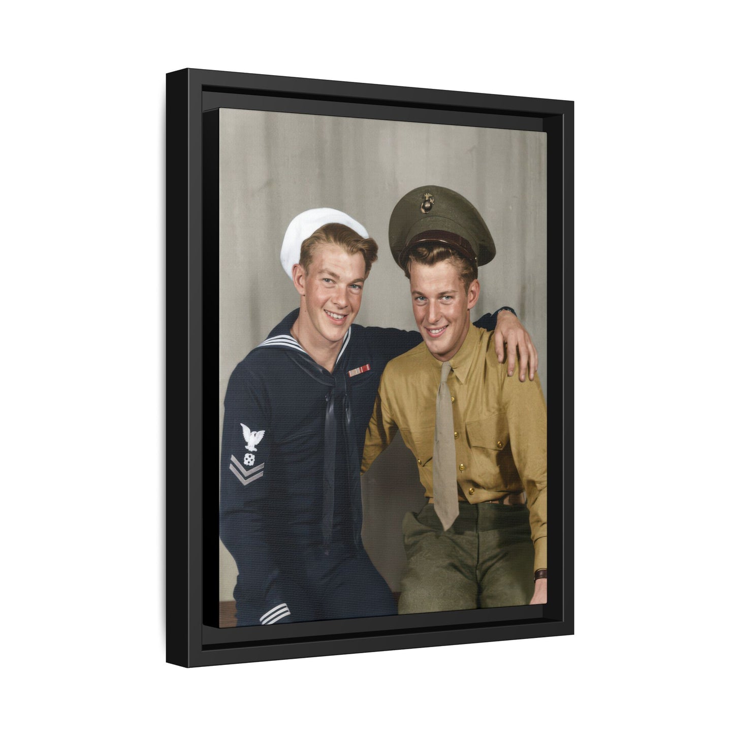 paire 132 | Framed Vintage Photo - Matte Canvas