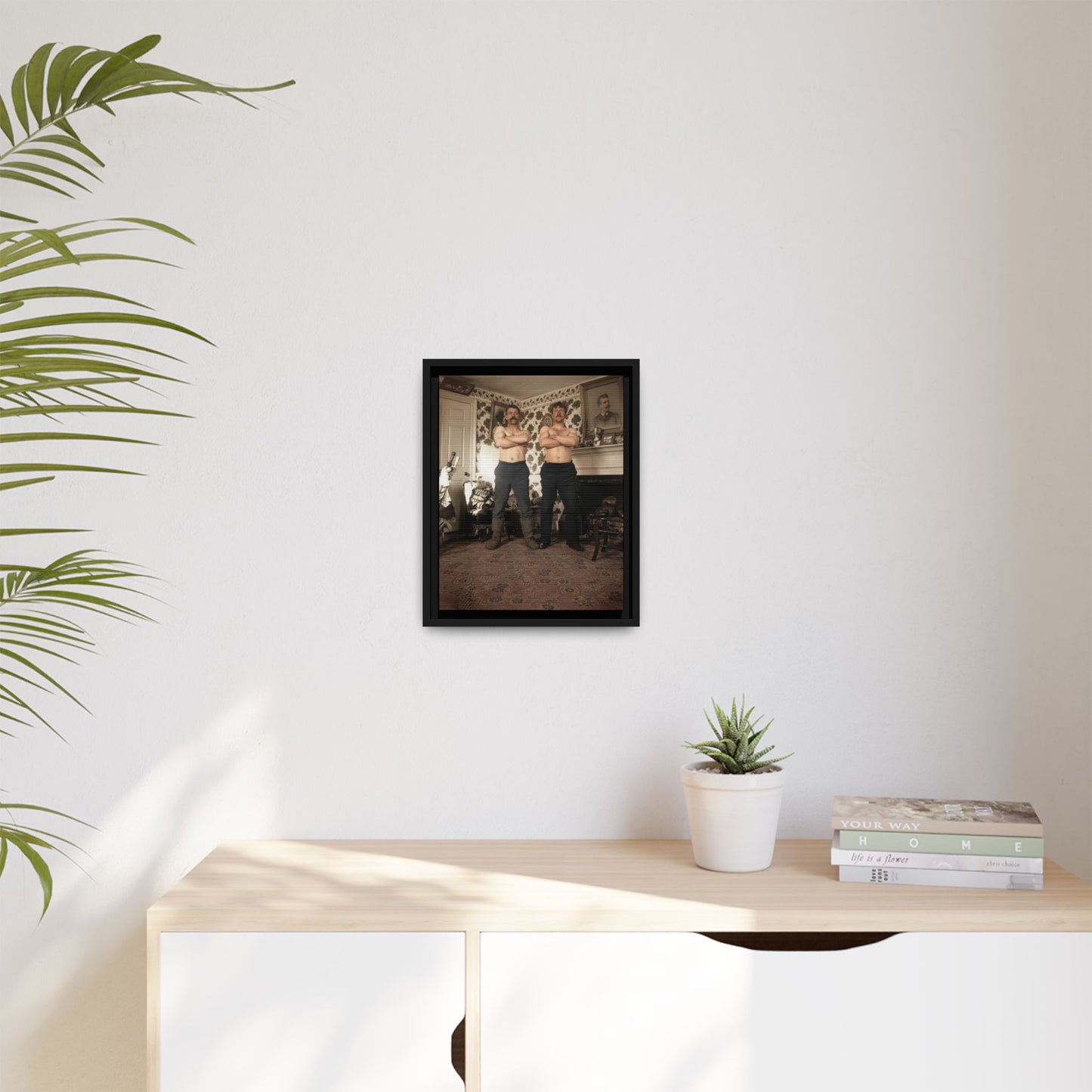 athlétisme 001 | Framed Vintage Photo - Matte Canvas