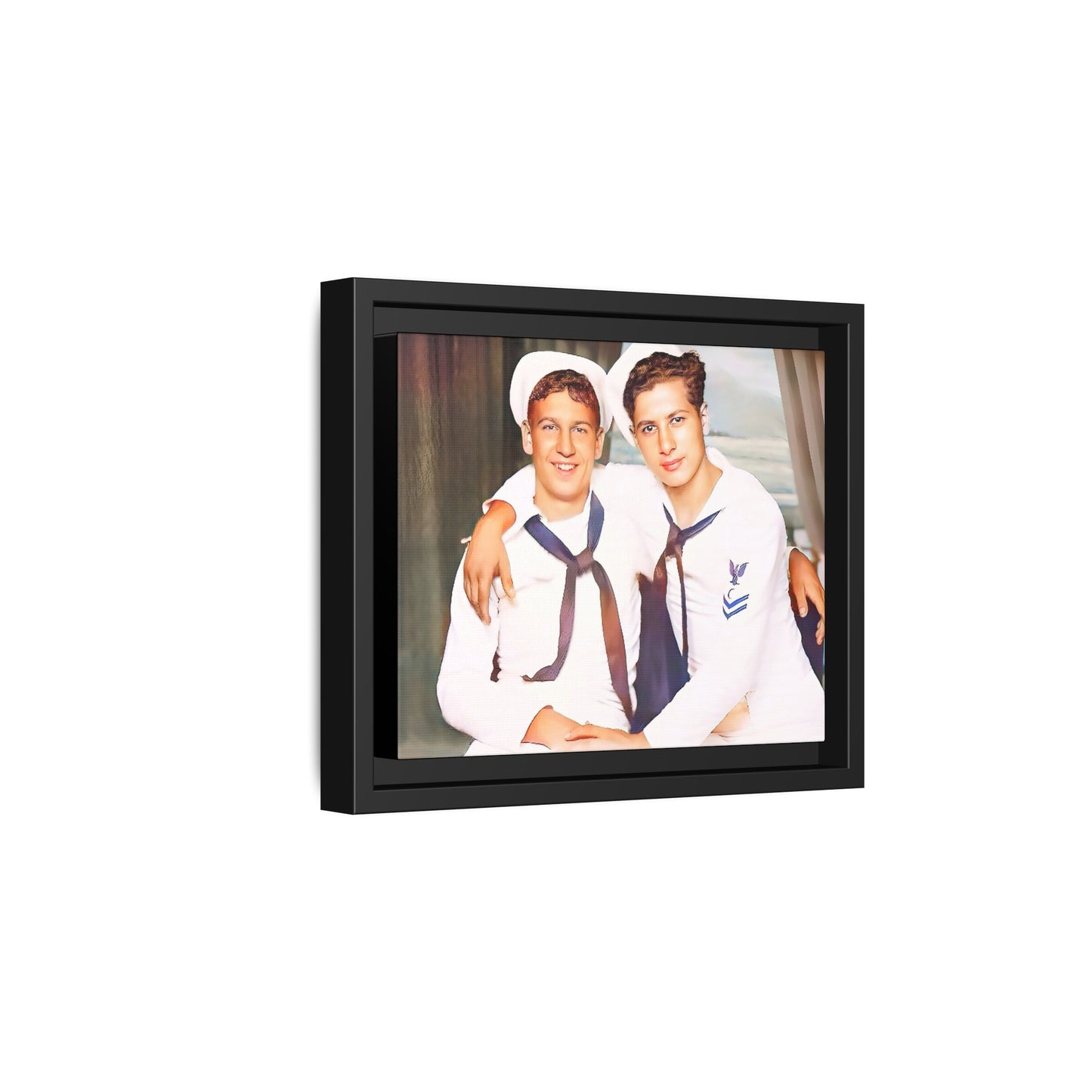 paire 050 | Framed Vintage Photo - Matte Canvas