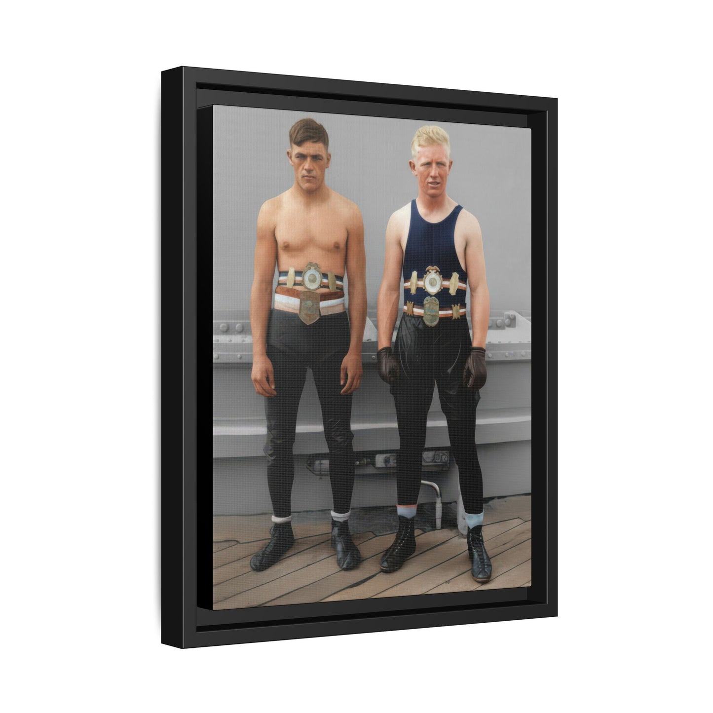 athlétisme 002 | Framed Vintage Photo - Matte Canvas