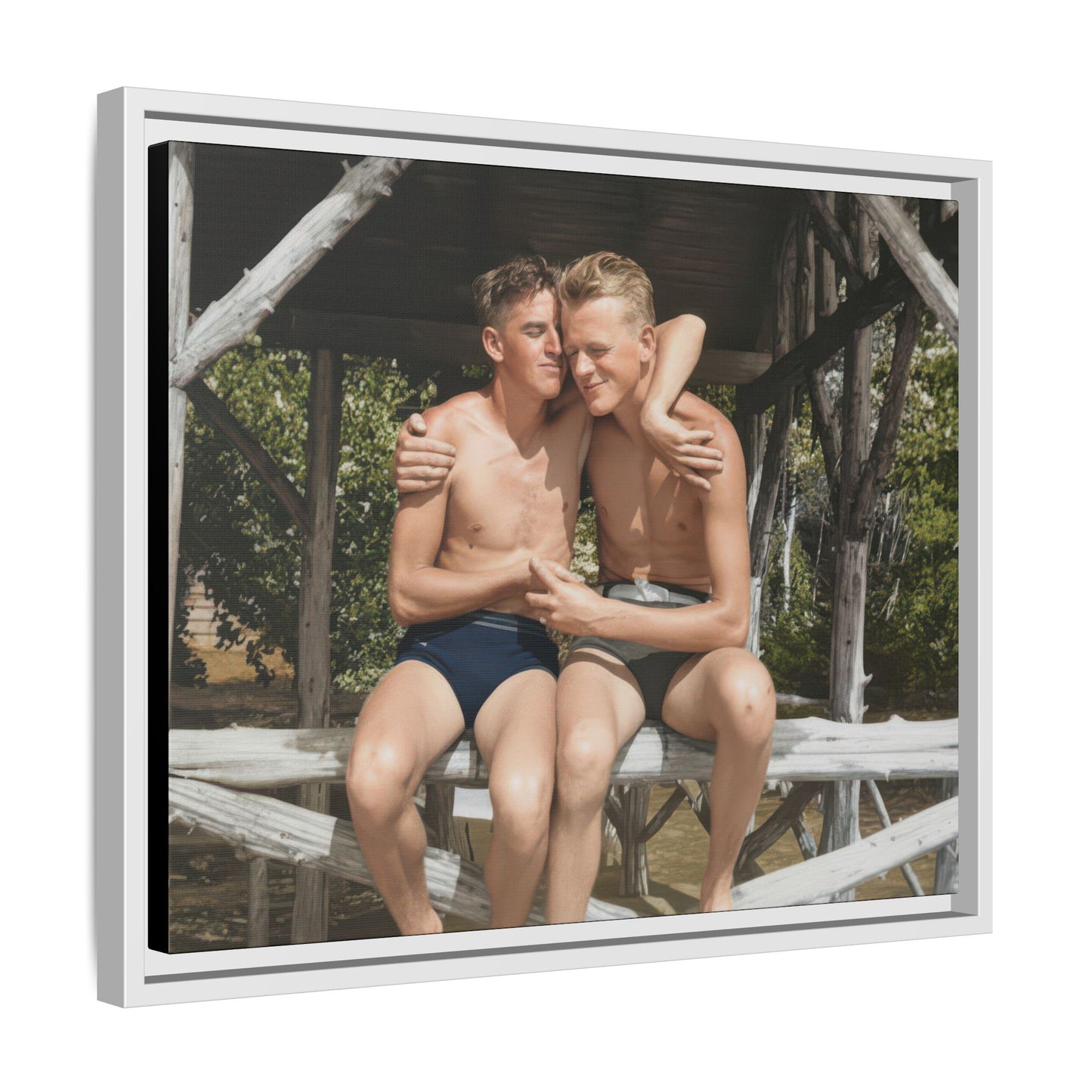 nager 011 | Framed Vintage Photo - Matte Canvas