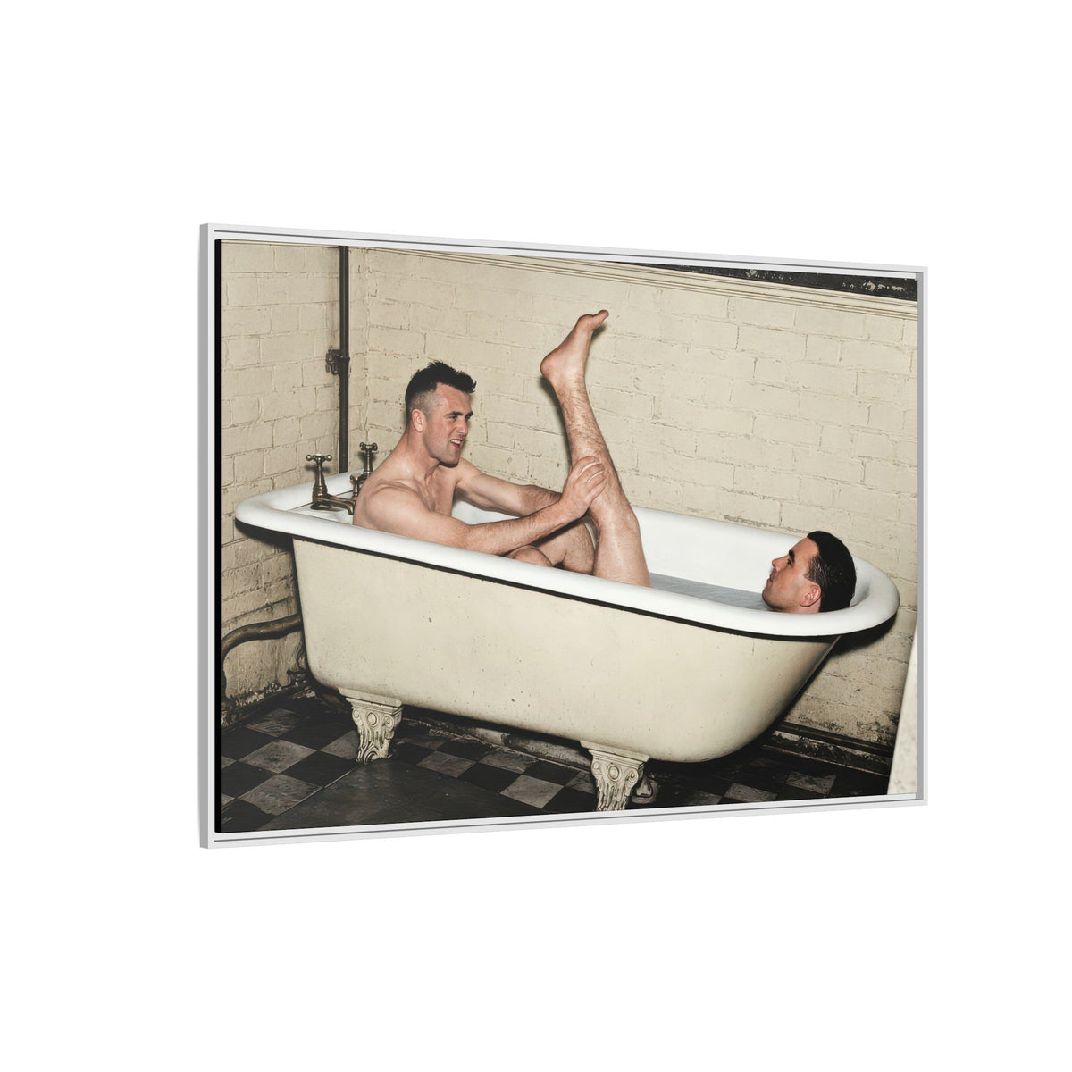 paire 162 | Framed Vintage Photo - Matte Canvas