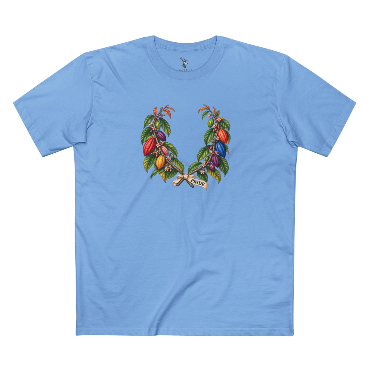 Ghanaian Cocoa Pride T-Shirt — LGBTQ+ Laurel Wreath