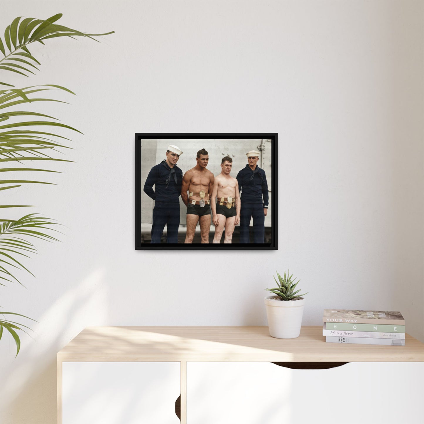 athlétisme 049 | Framed Vintage Photo - Matte Canvas