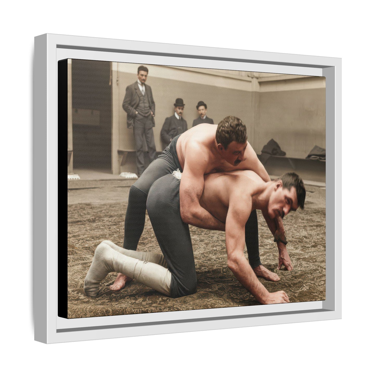athlétisme 007 | Framed Vintage Photo - Matte Canvas