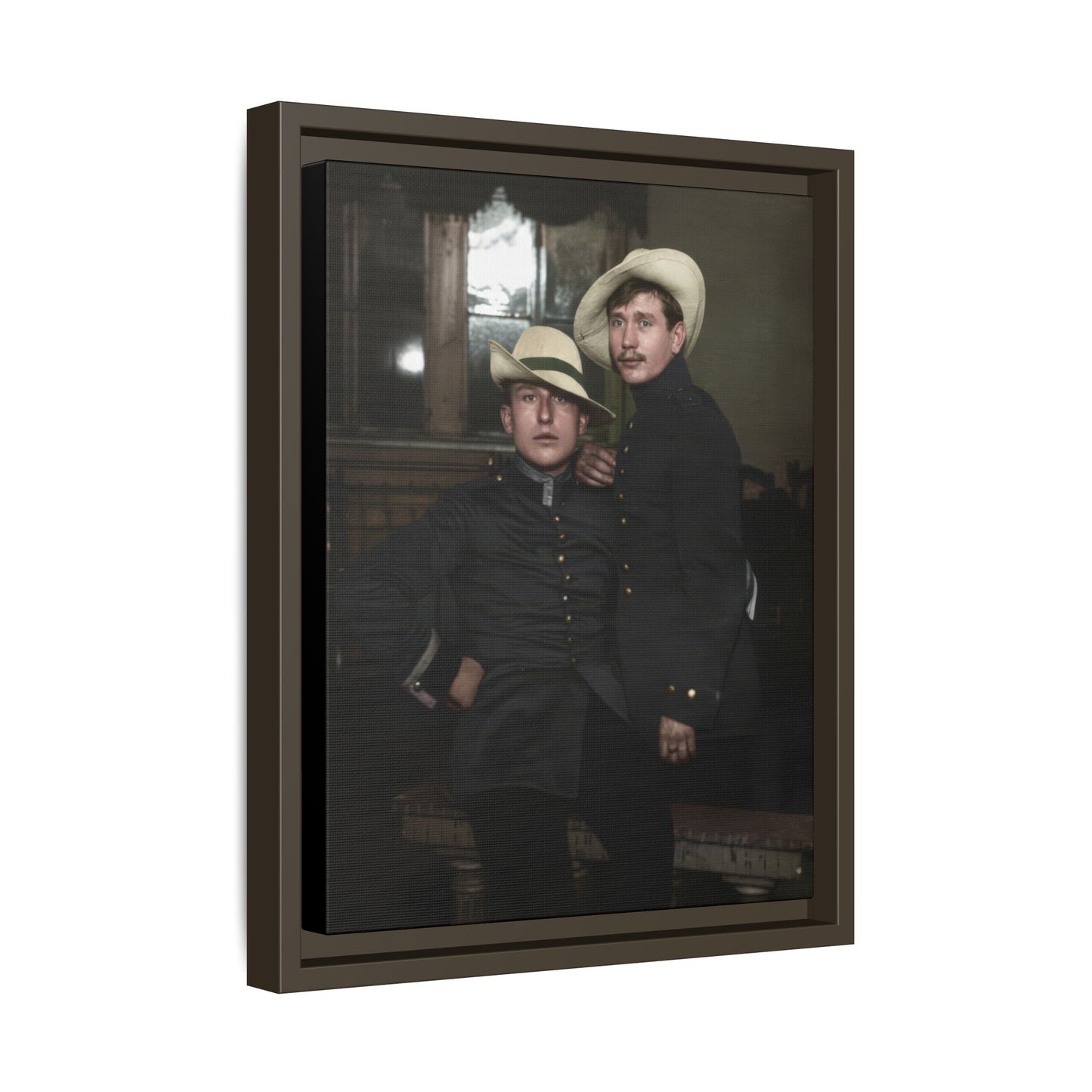 paire 056 | Framed Vintage Photo - Matte Canvas