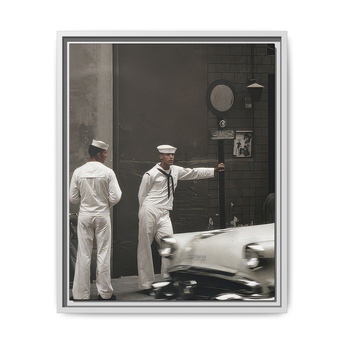paire 151 | Framed Vintage Photo - Matte Canvas