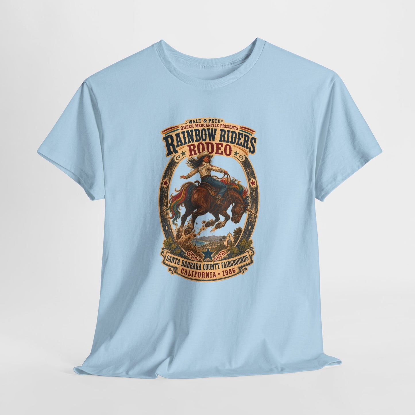 Copy of Copy of Rainbow Riders Rodeo Arizona 1972 Pride T-Shirt | Queer Cowgirl Tee