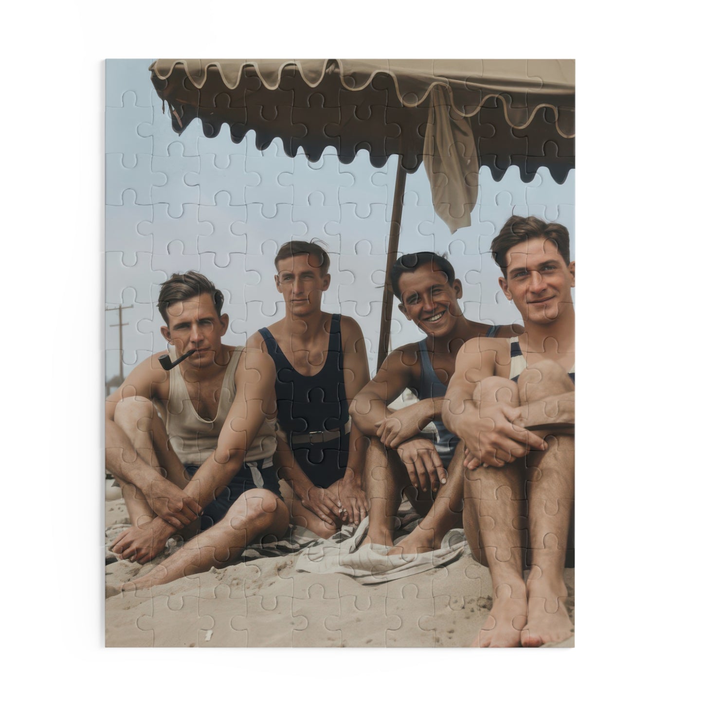 Vintage Beach Photo Puzzles | nager 029