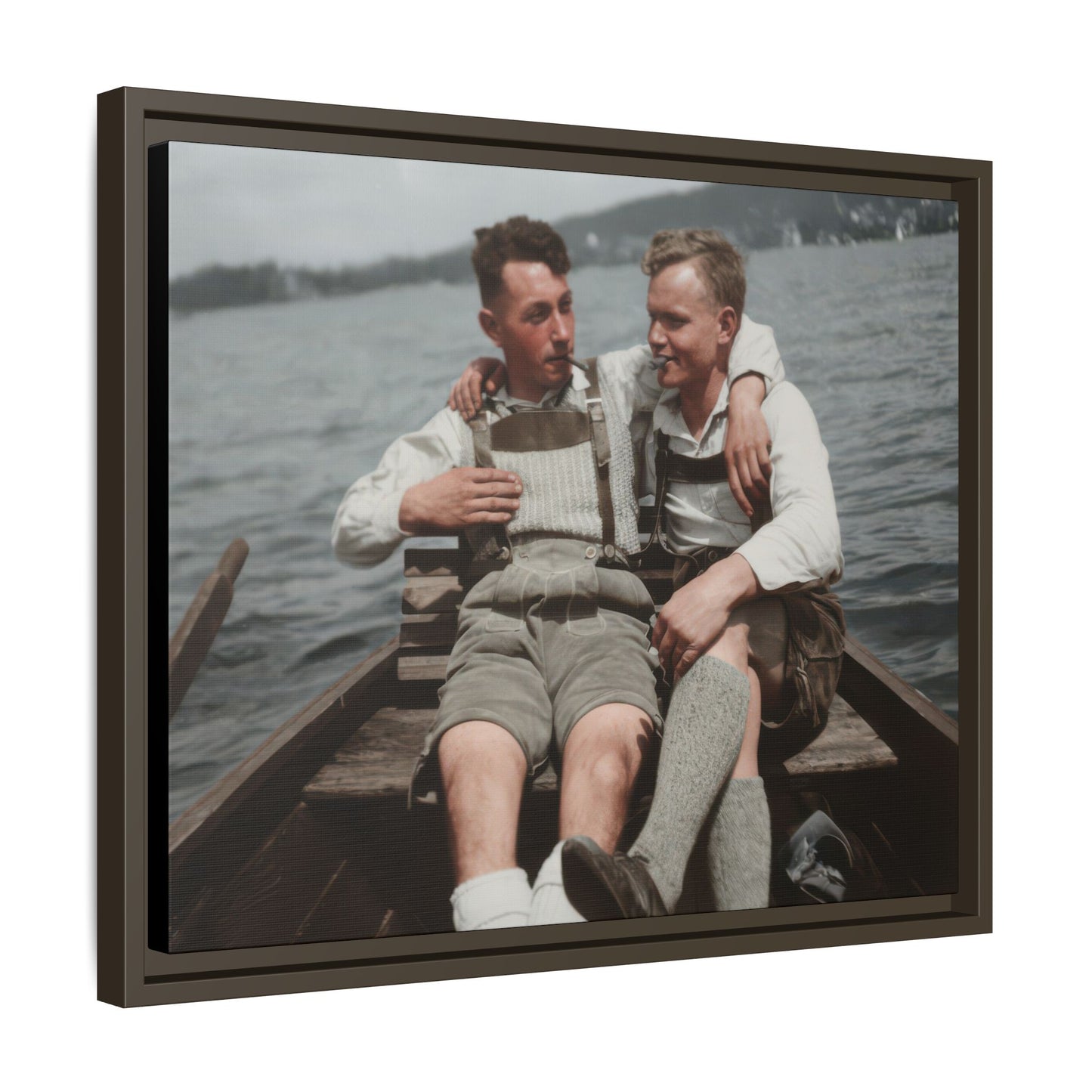 paire 116 | Framed Vintage Photo - Matte Canvas