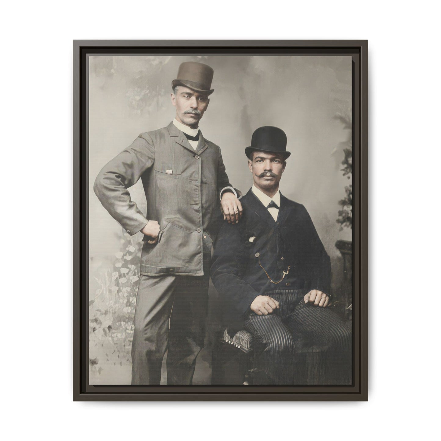 paire 068 | Framed Vintage Photo - Matte Canvas