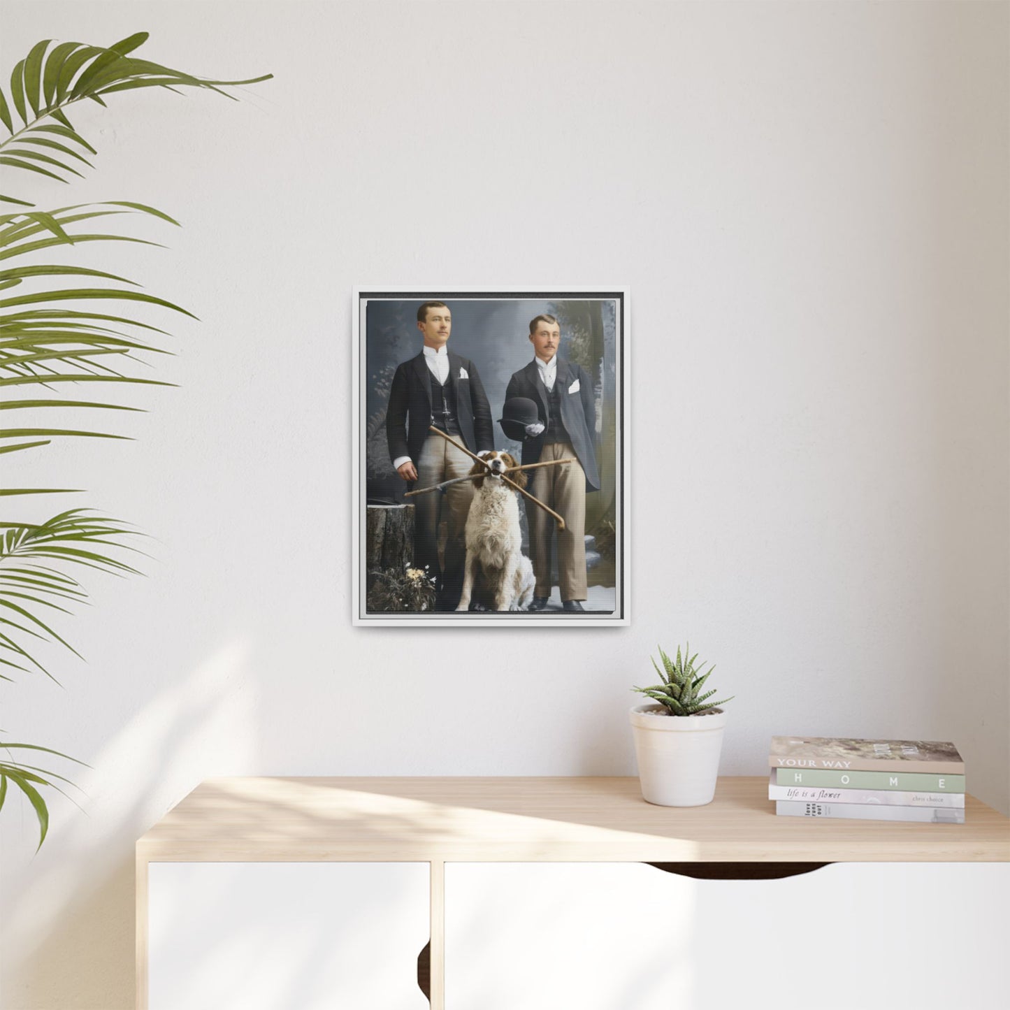 paire 130 | Framed Vintage Photo - Matte Canvas