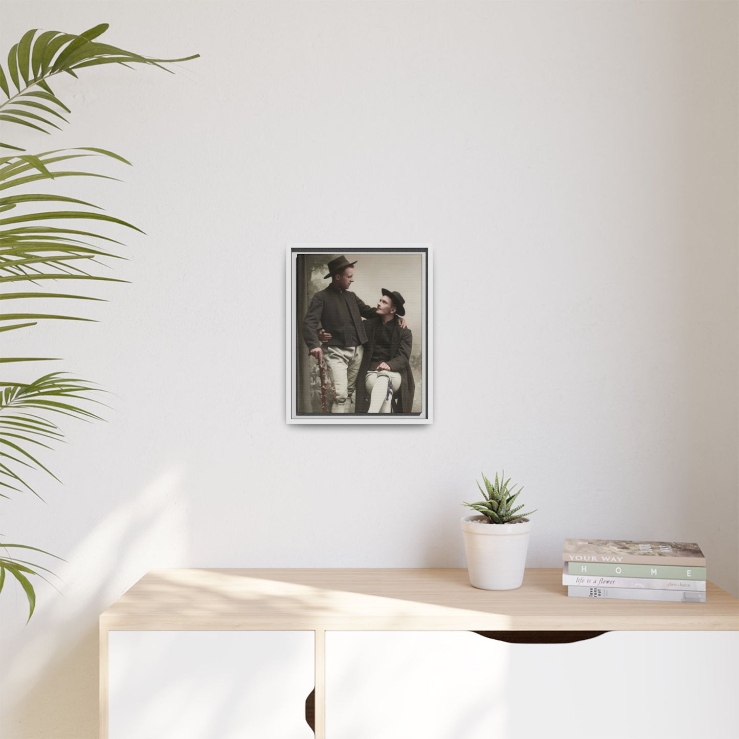 paire 092 | Framed Vintage Photo - Matte Canvas