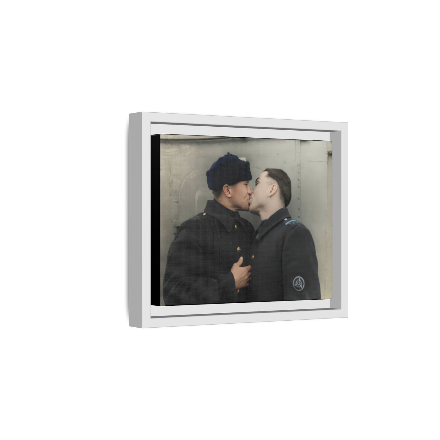 paire 004 | Framed Vintage Photo - Matte Canvas