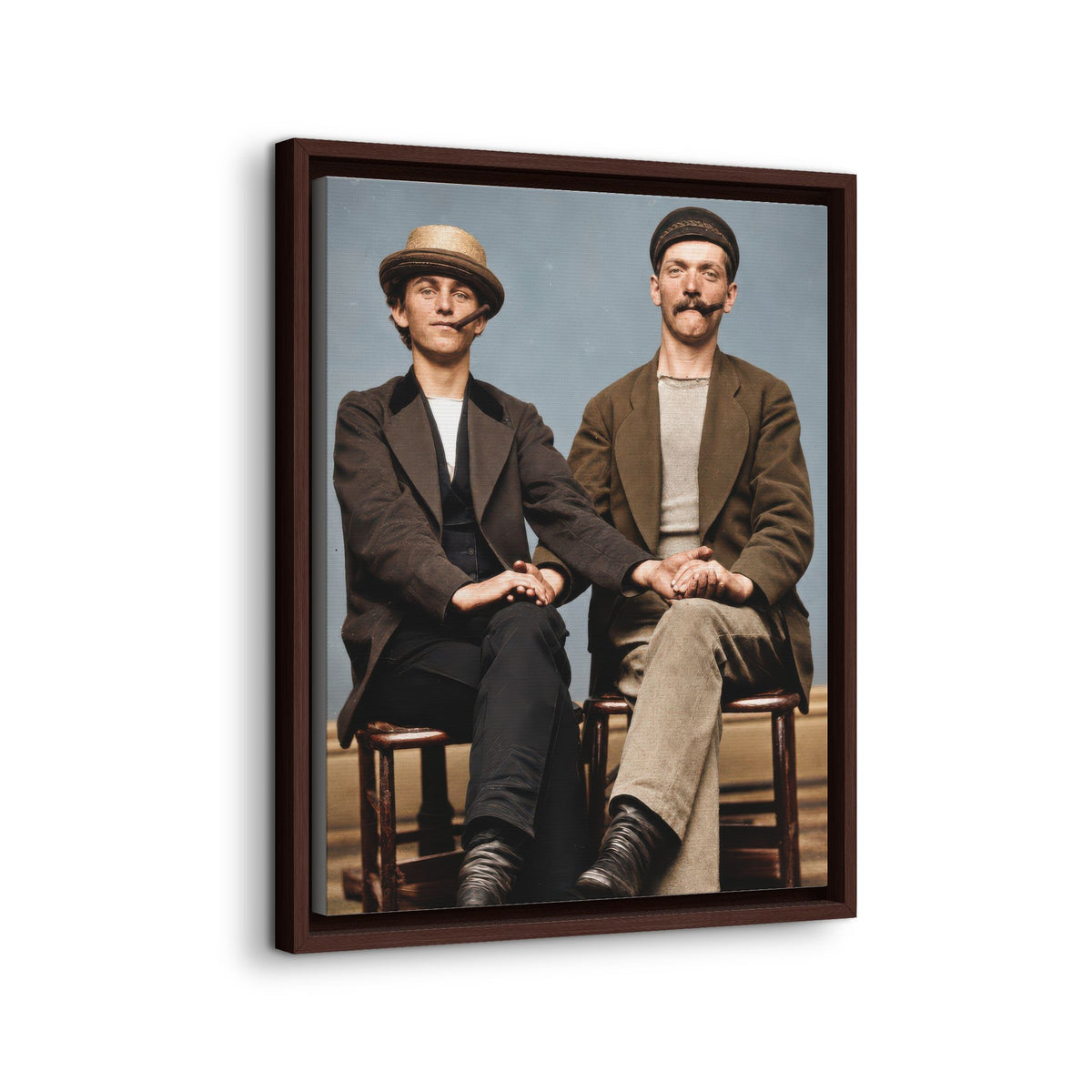 paire 170 | Framed Vintage Photo - Matte Canvas