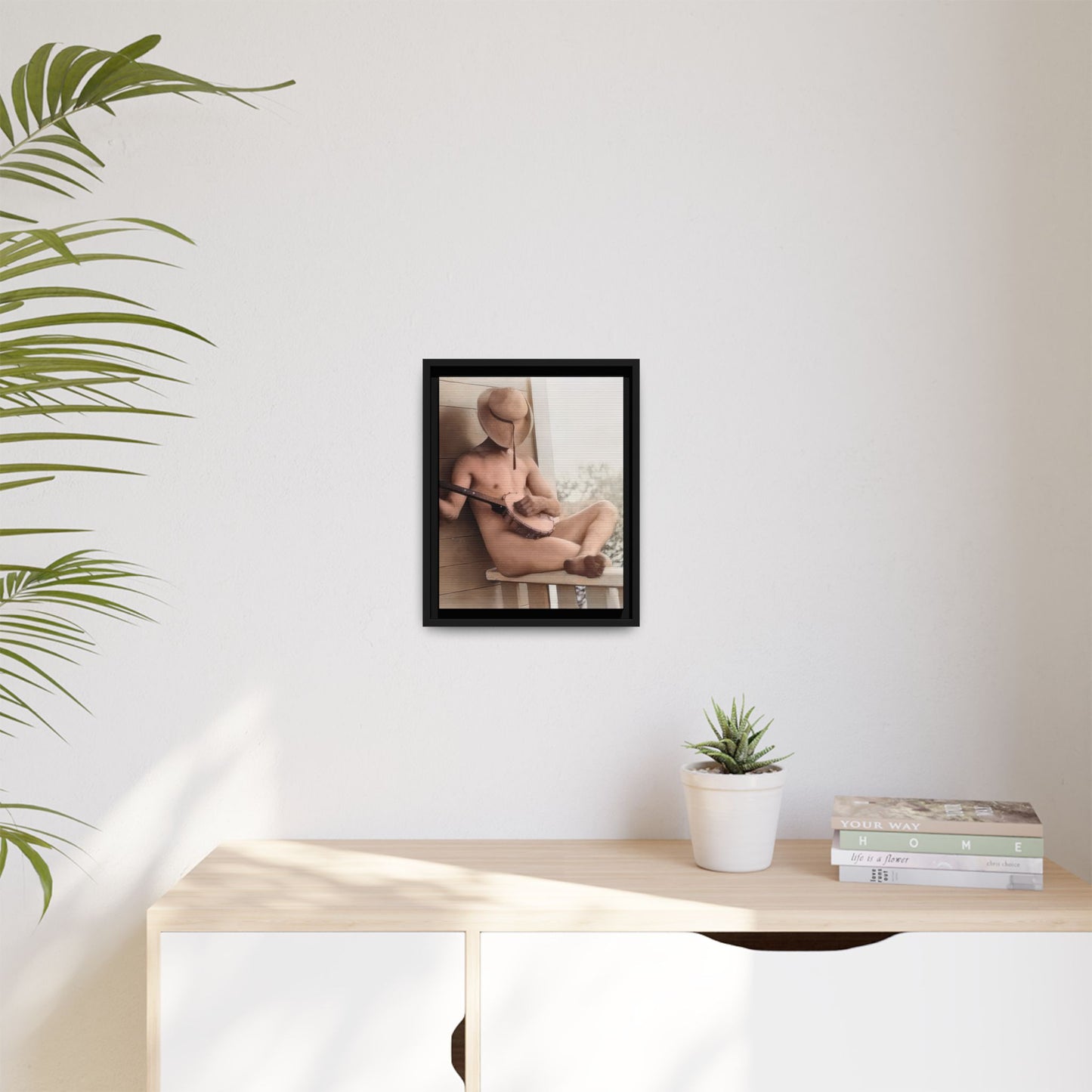 celibataire 042 | Framed Vintage Photo - Matte Canvas