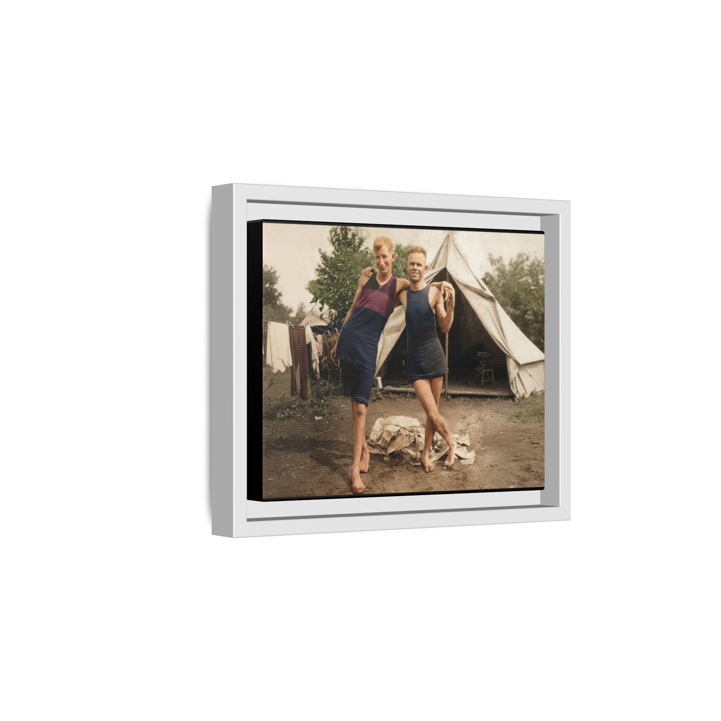 nager 040 | Framed Vintage Photo - Matte Canvas