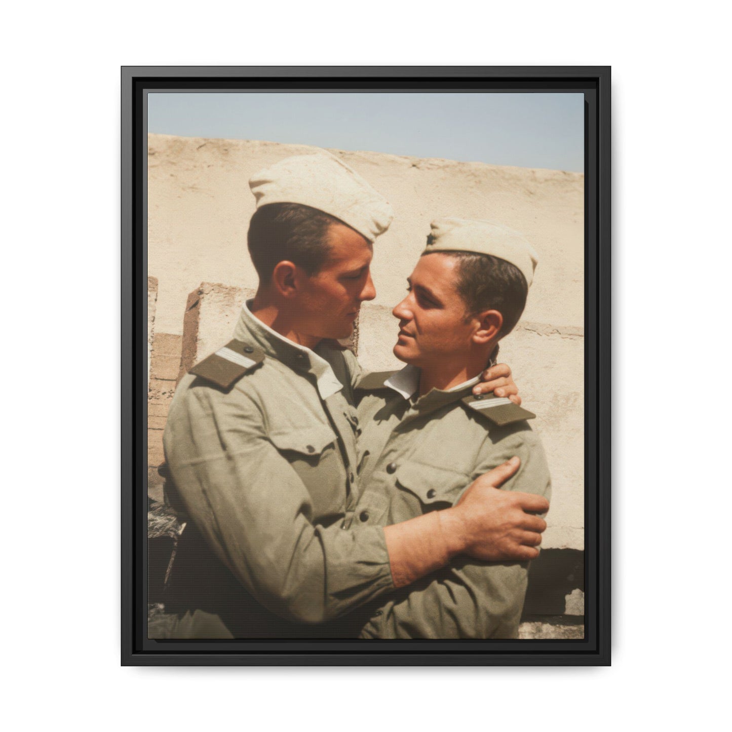 paire 133 | Framed Vintage Photo - Matte Canvas