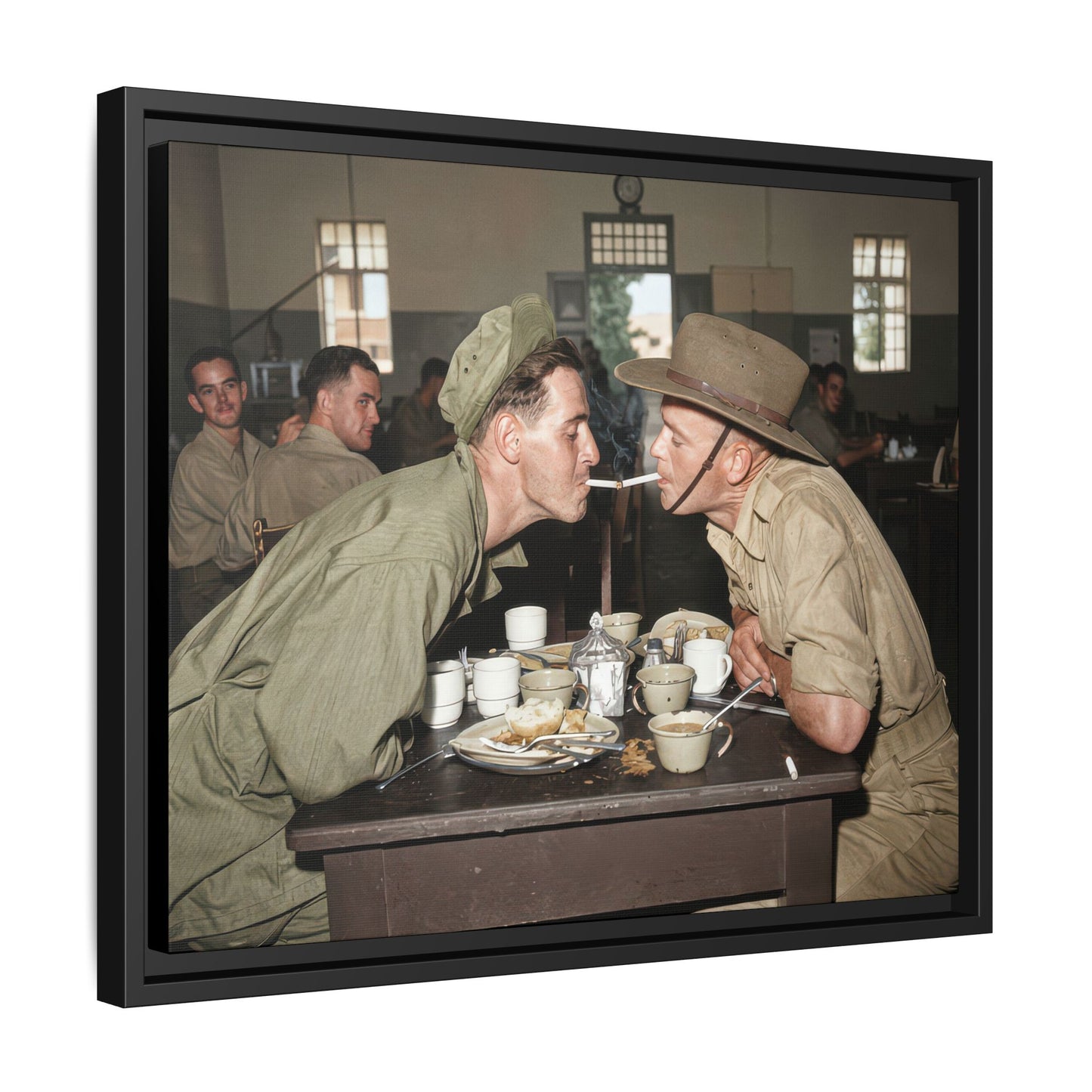 paire 143 | Framed Vintage Photo - Matte Canvas