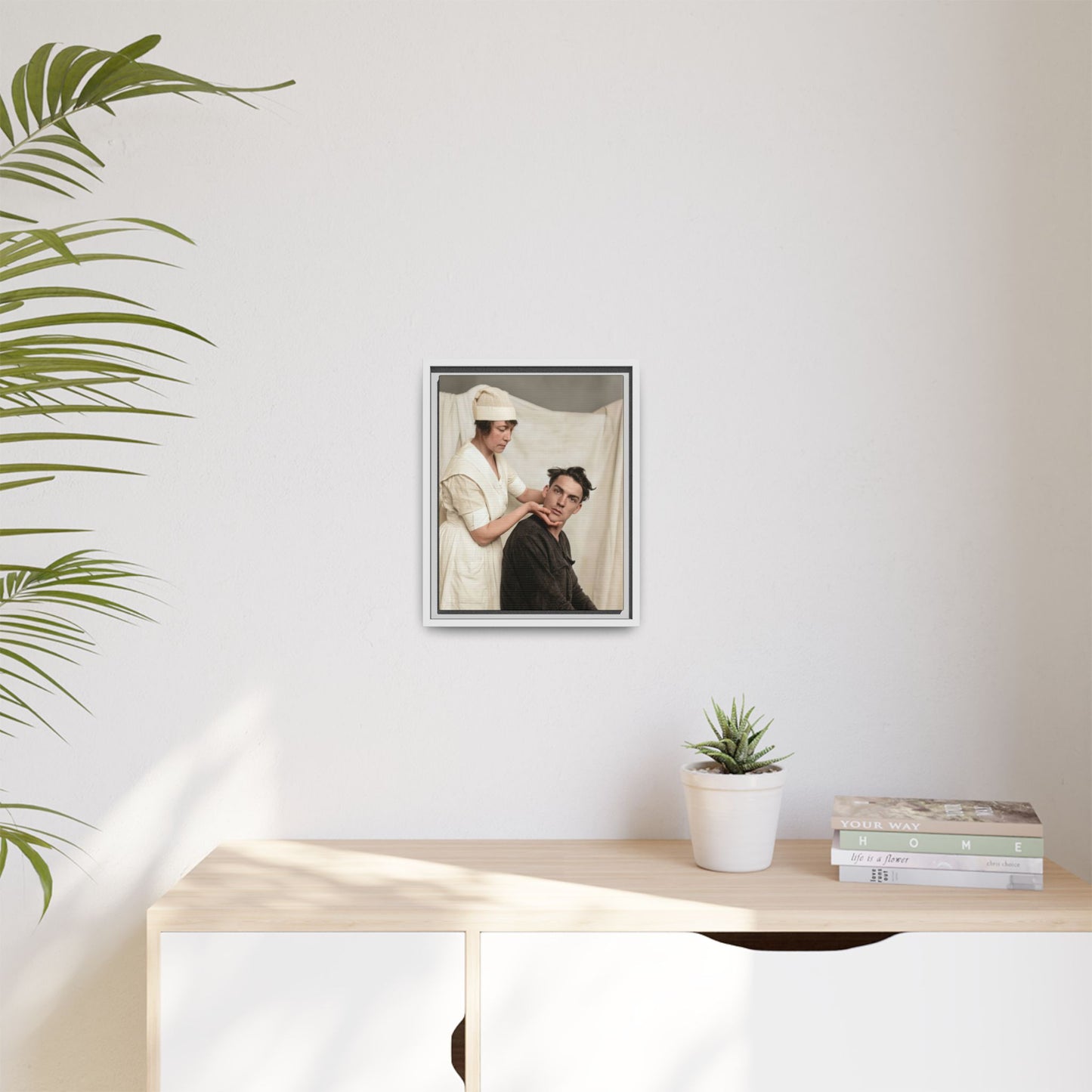 celibataire 021 | Framed Vintage Photo - Matte Canvas