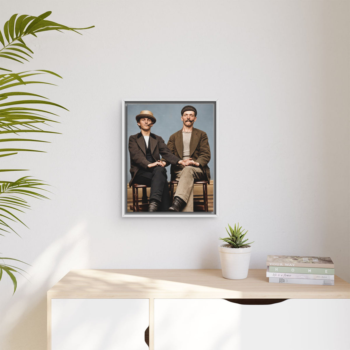 paire 170 | Framed Vintage Photo - Matte Canvas