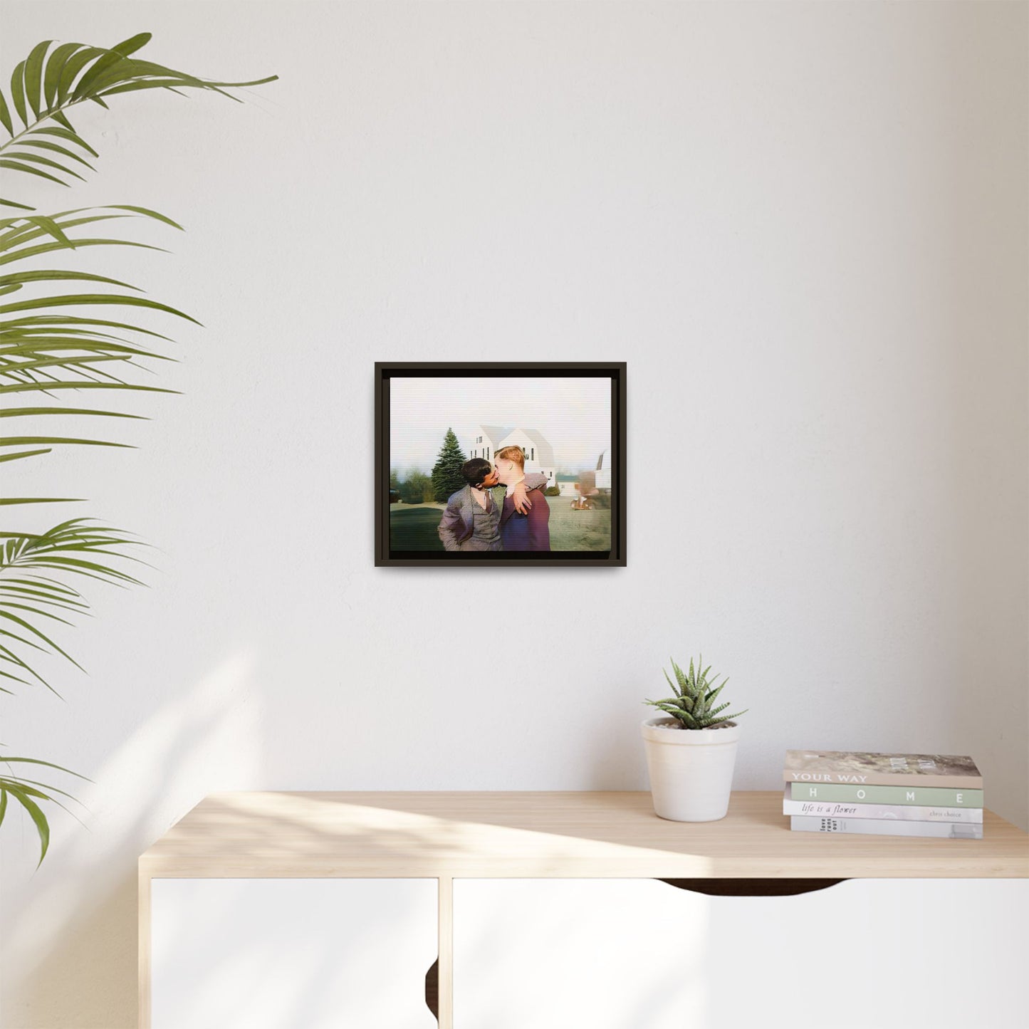 paire 005 | Framed Vintage Photo - Matte Canvas