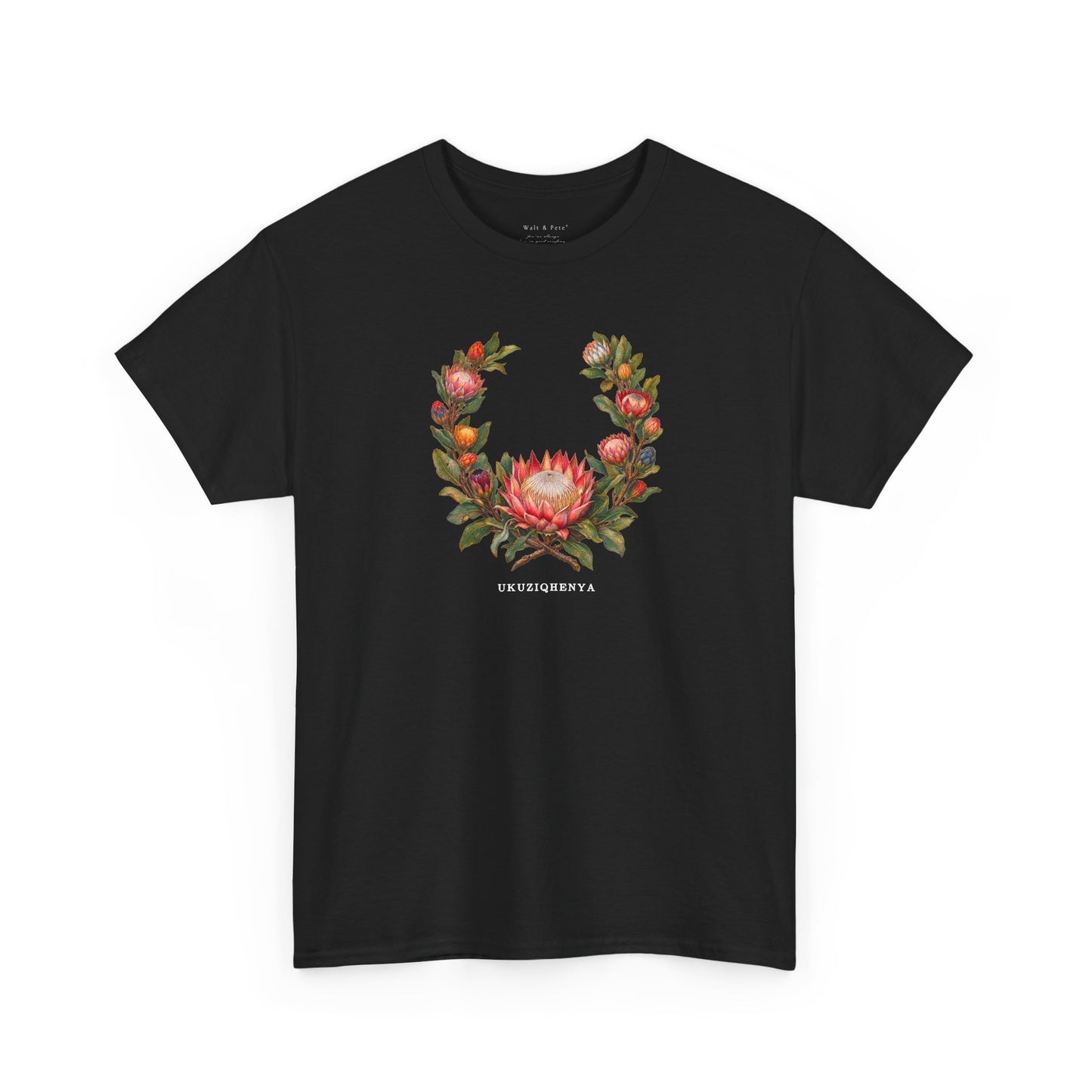 Ukuziqhenya King Protea Pride T-Shirt | South African Botanical LGBTQ+ Tee