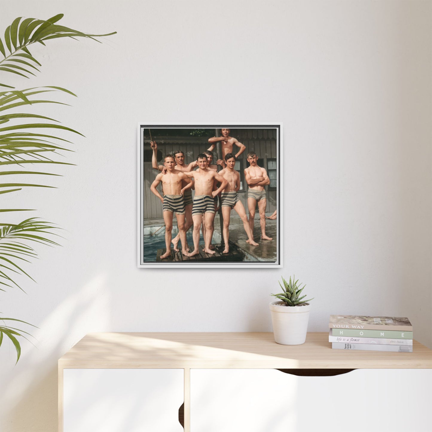 nager 010 | Framed Vintage Photo - Matte Canvas