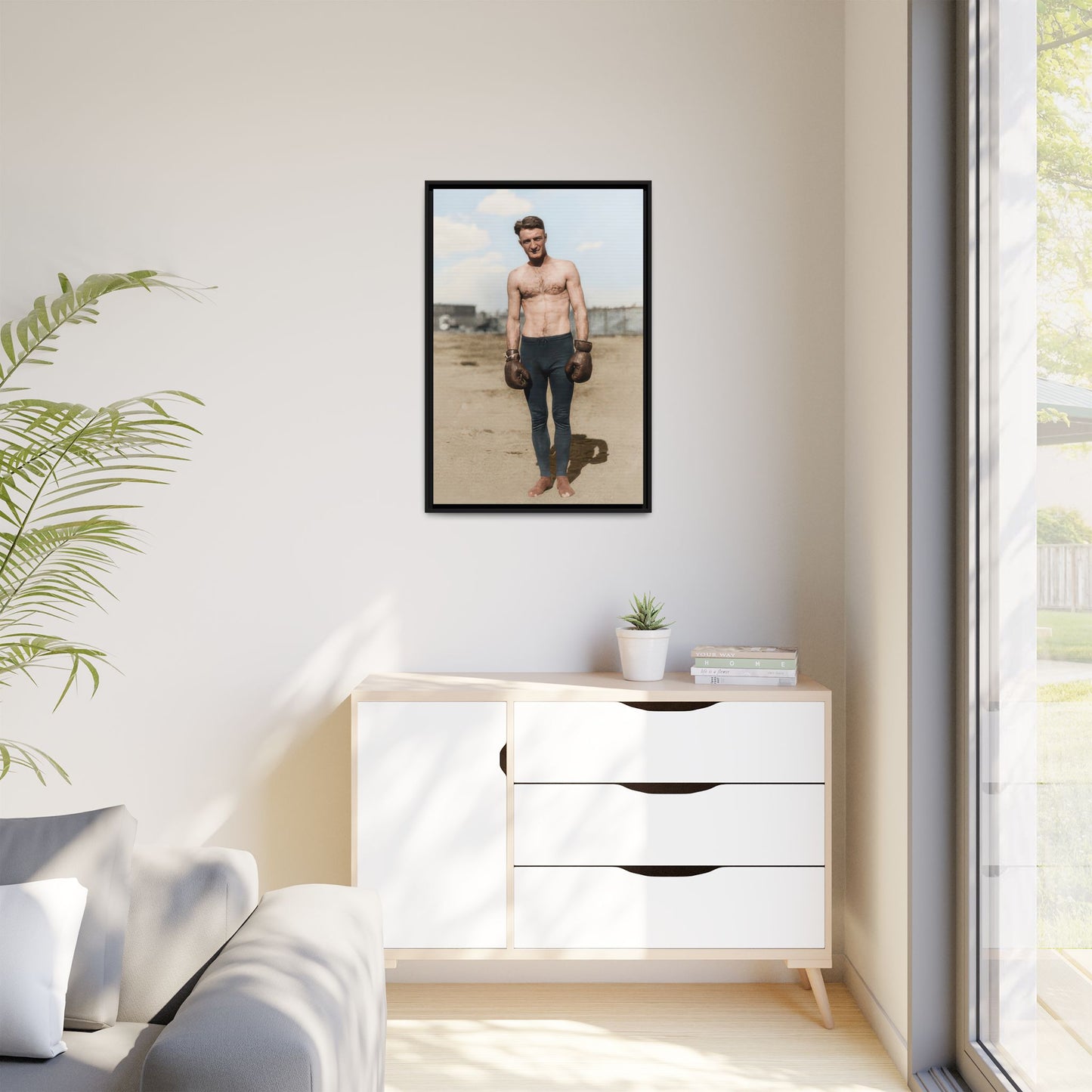 Copy of athlétisme 039 | Framed Vintage Photo - Matte Canvas