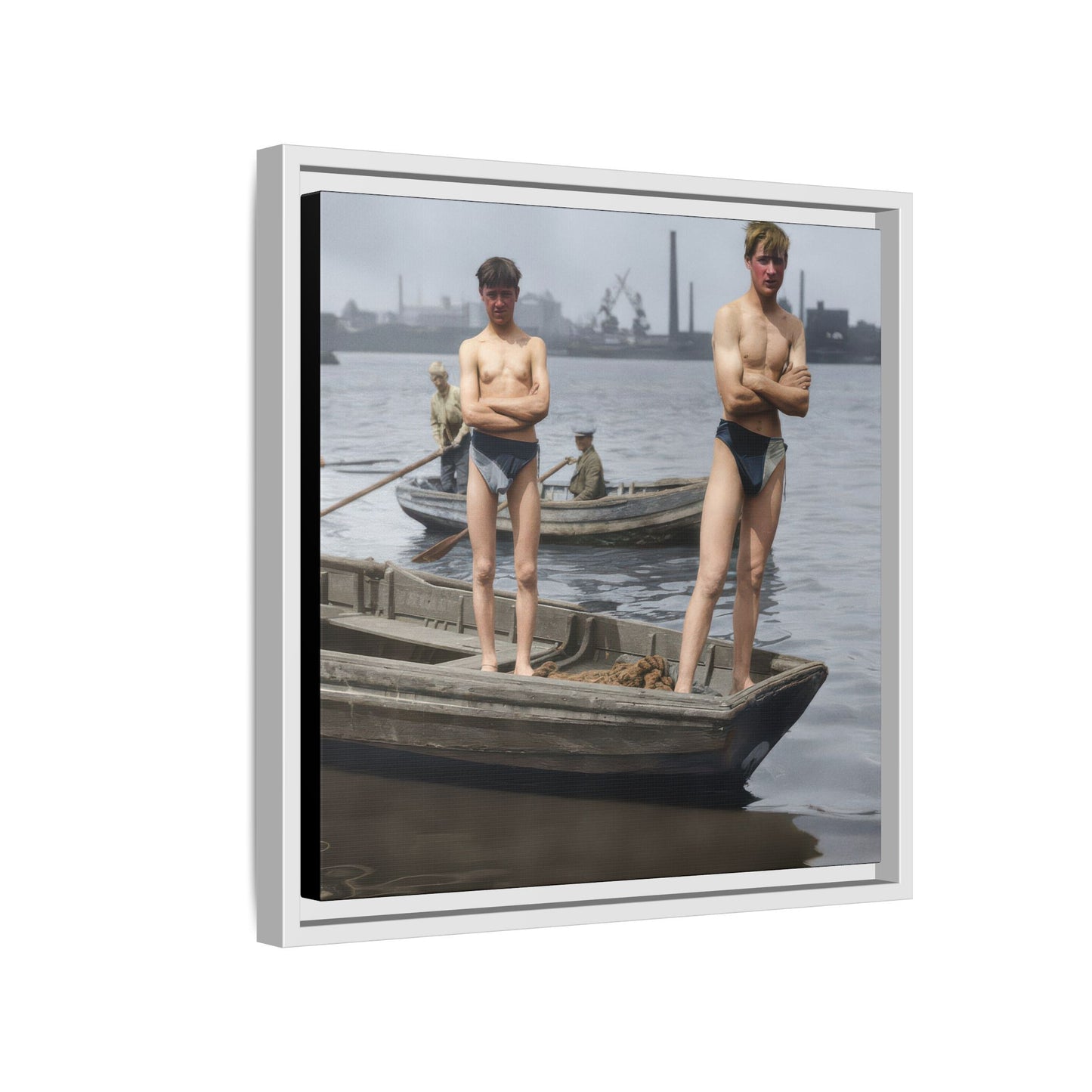 nager 050 | Framed Vintage Photo - Matte Canvas