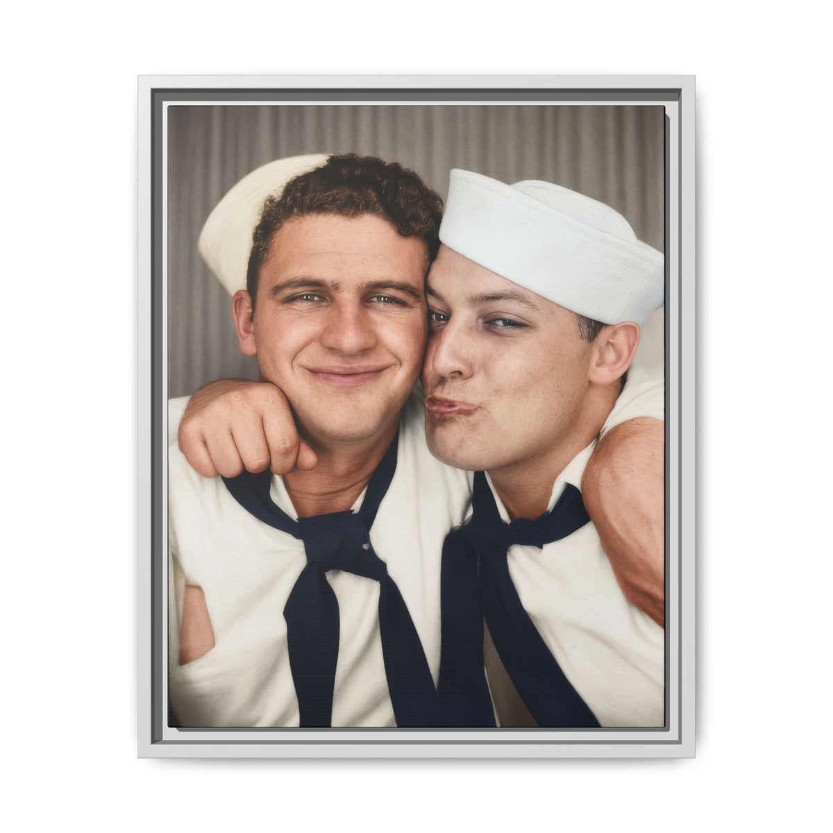 paire 159 | Framed Vintage Photo - Matte Canvas