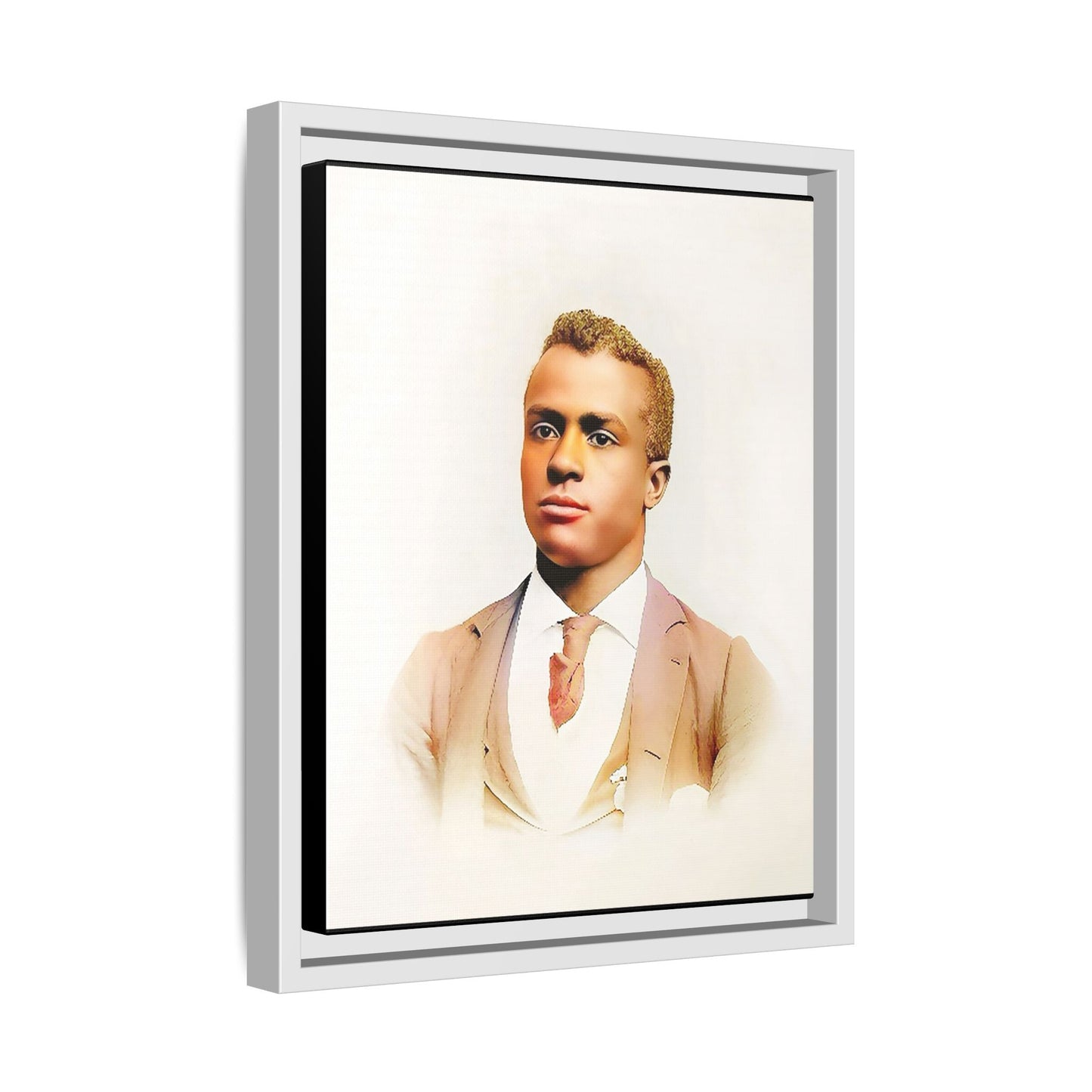 celibataire 027 | Framed Vintage Photo - Matte Canvas