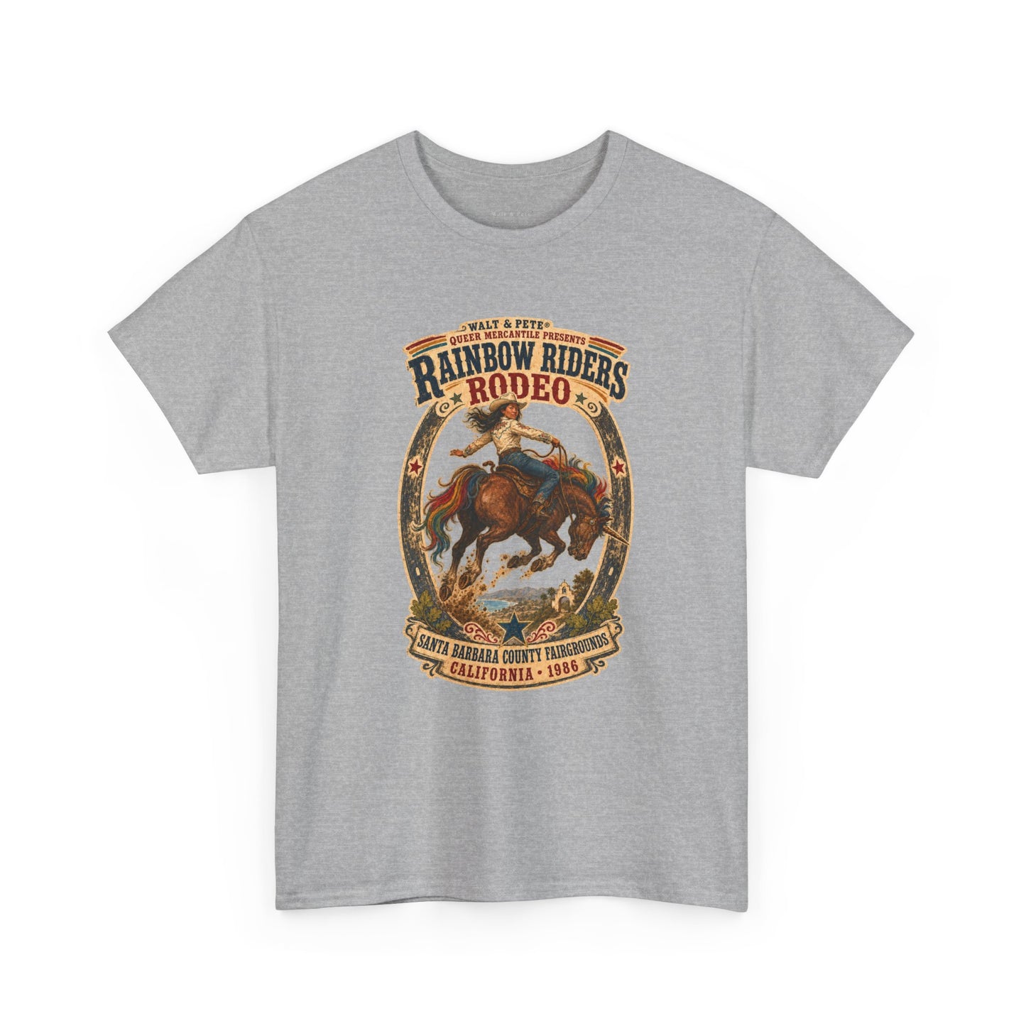 Copy of Copy of Rainbow Riders Rodeo Arizona 1972 Pride T-Shirt | Queer Cowgirl Tee