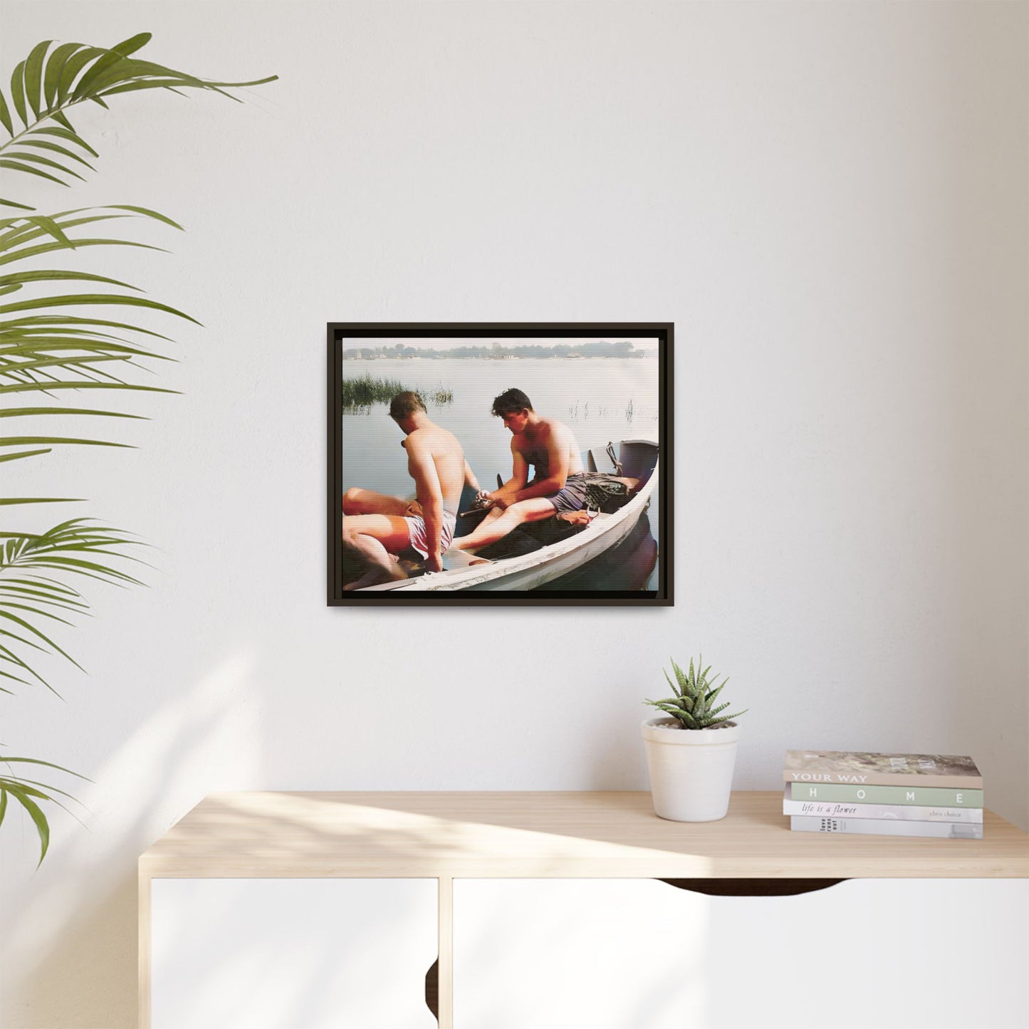 paire 035 | Framed Vintage Photo - Matte Canvas