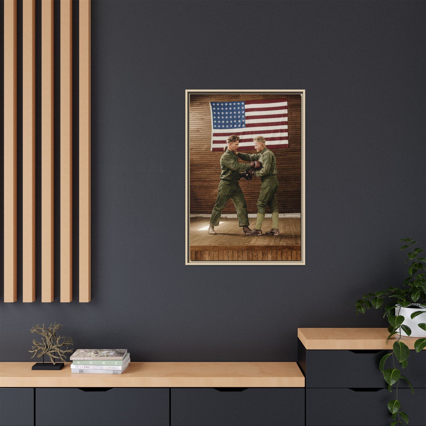 athlétisme 034 | Framed Vintage Photo - Matte Canvas