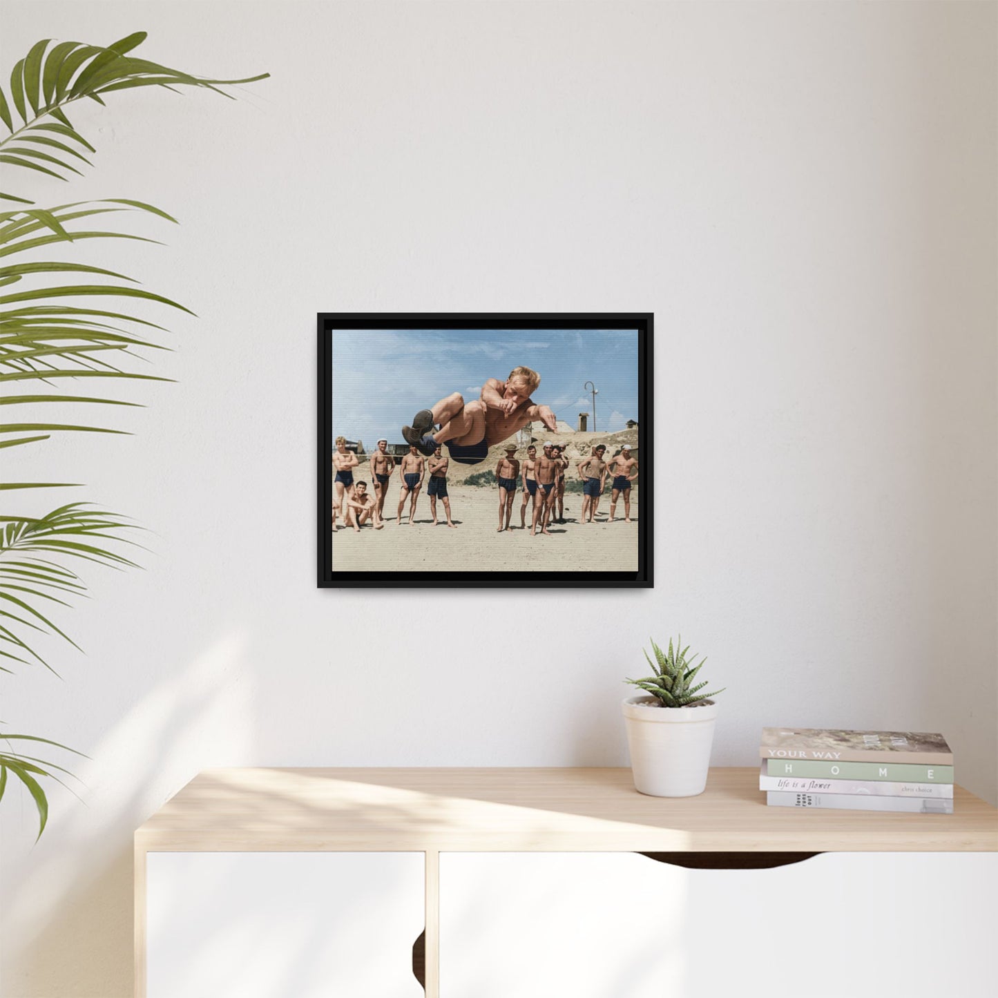 nager 039 | Framed Vintage Photo - Matte Canvas