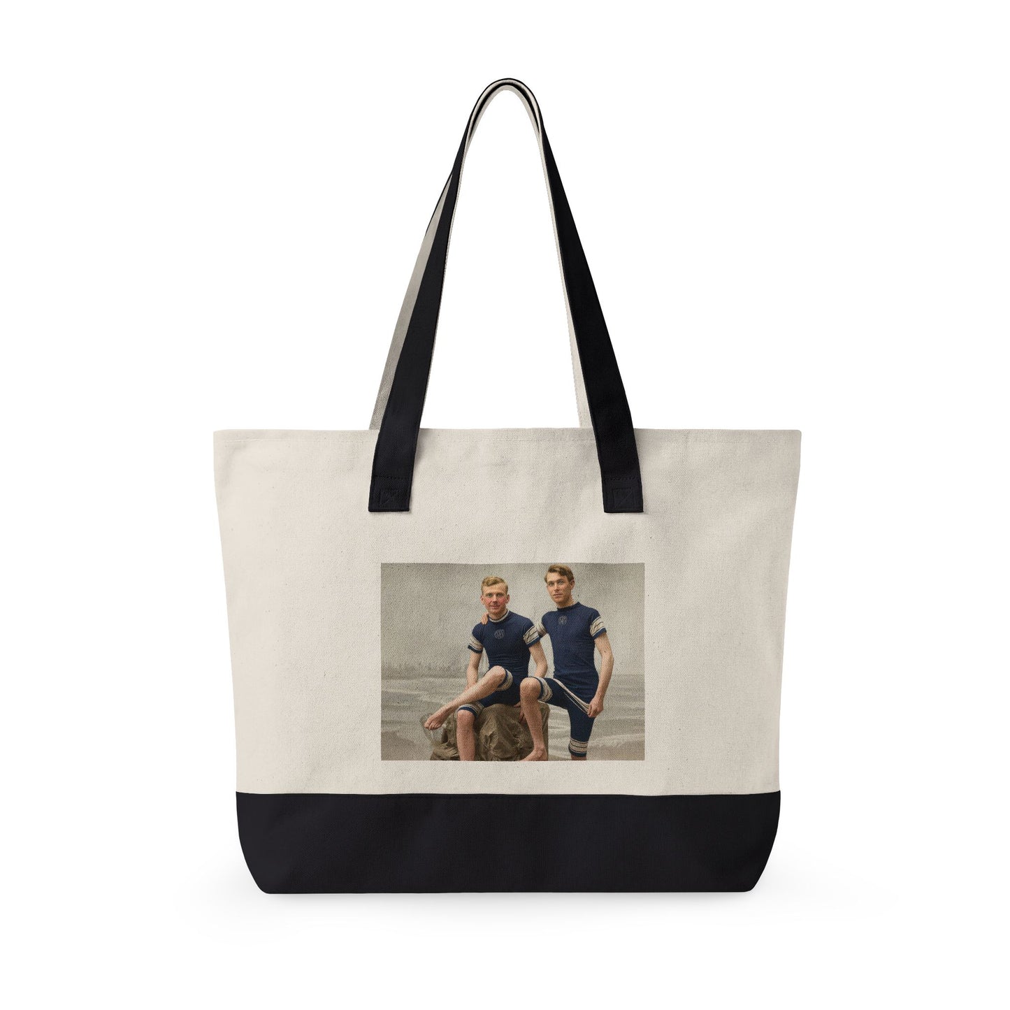 Beach Day Zippered Canvas Tote | nager 036