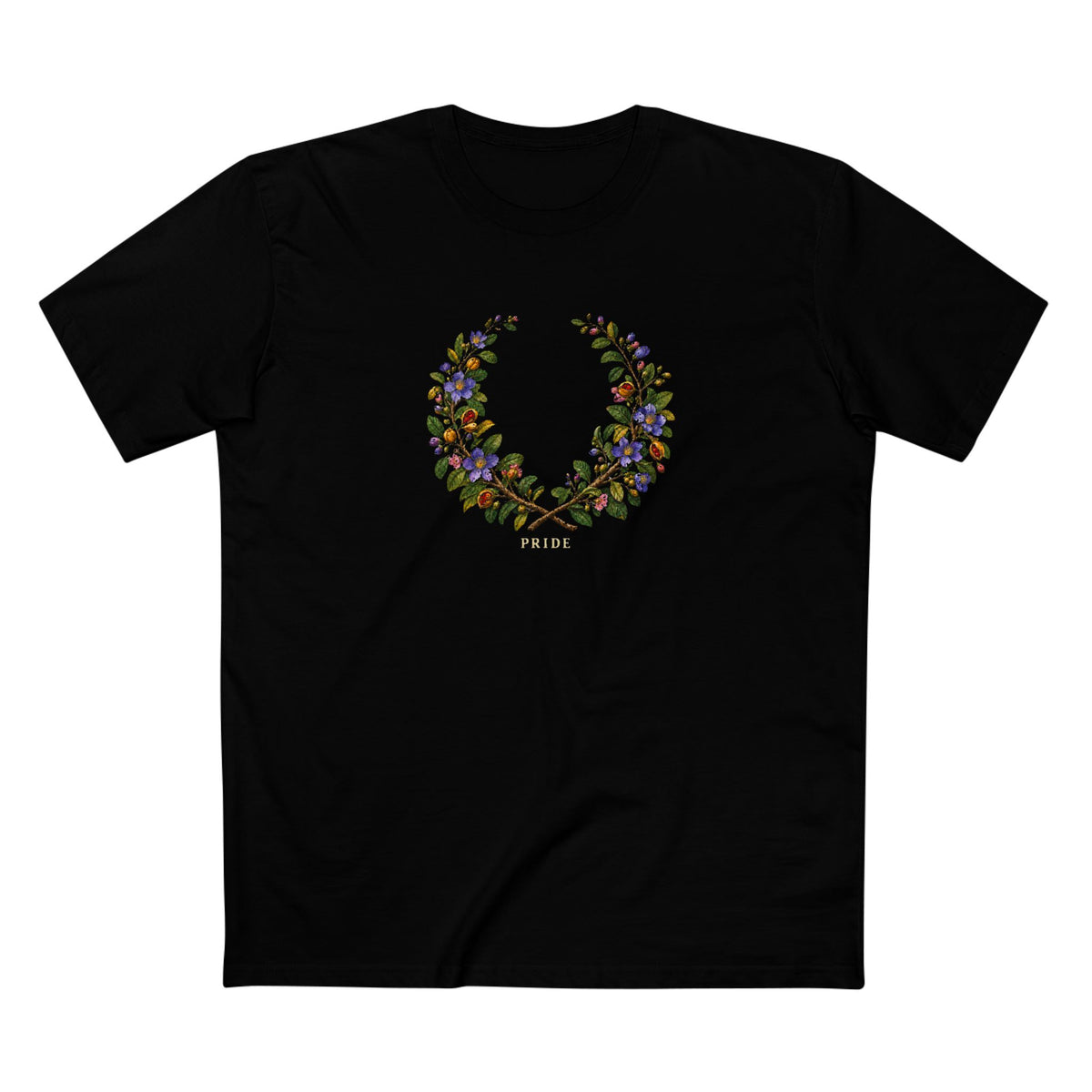 Jamaican Lignum Vitae Pride T-Shirt | Botanical LGBTQ+ Graphic Tee