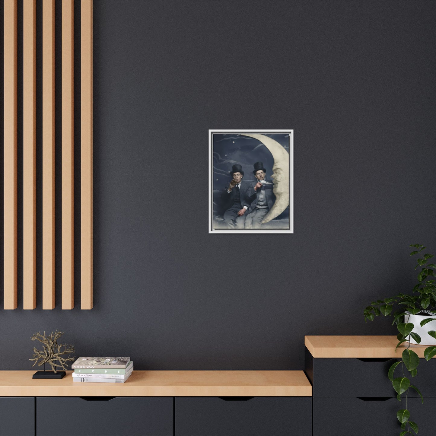 paire 043 | Framed Vintage Photo - Matte Canvas